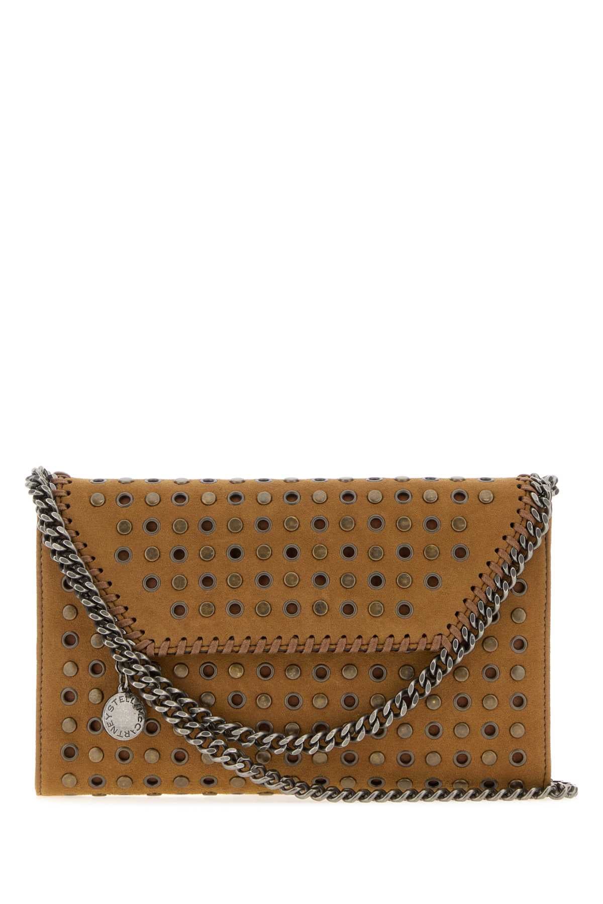 Stella Mccartney Women Camel Alter Suede Falabella Crossbody Bag STELLA MCCARTNEY