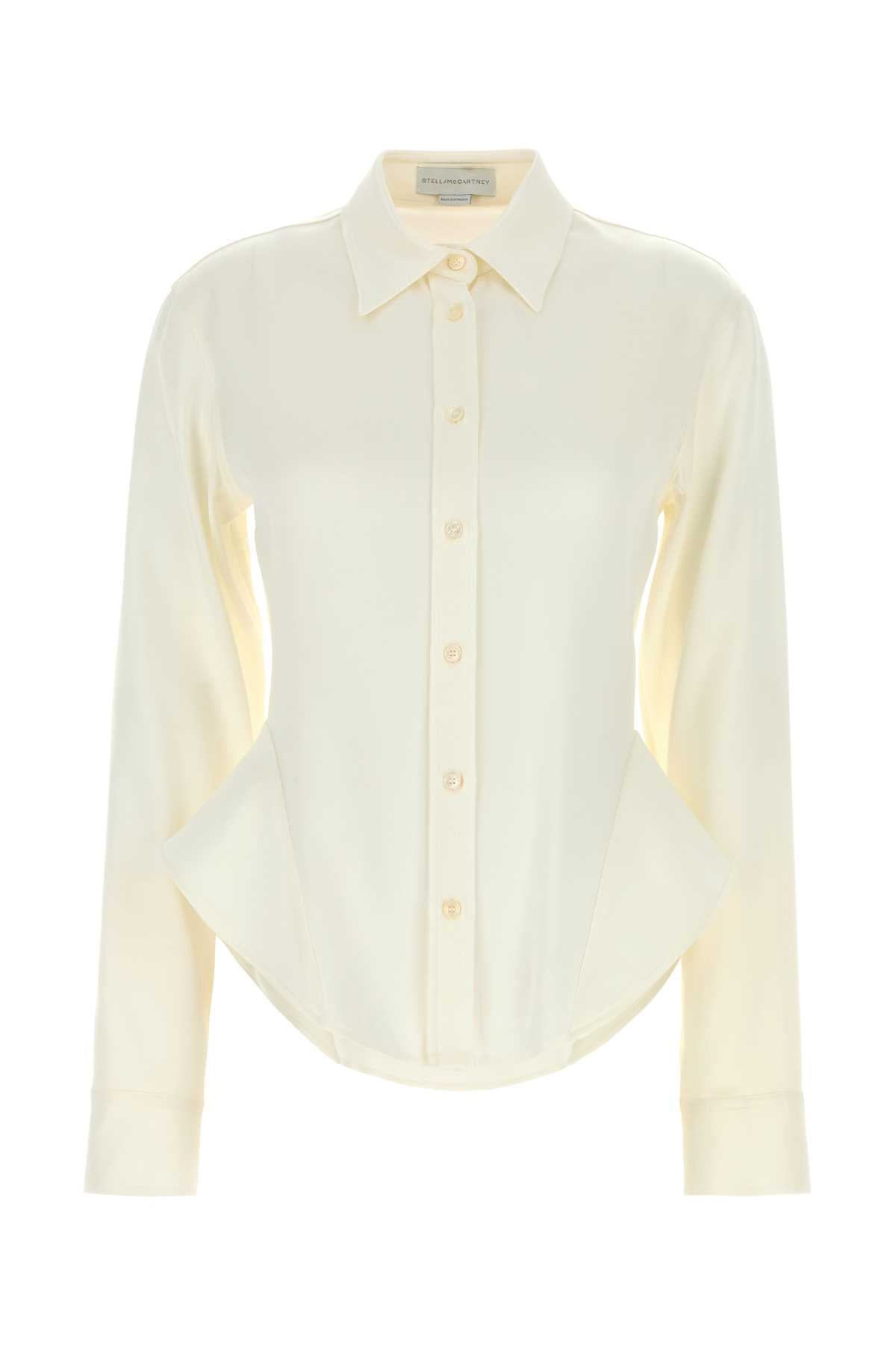 Stella Mccartney Women Ivory Satin Shirt STELLA MCCARTNEY