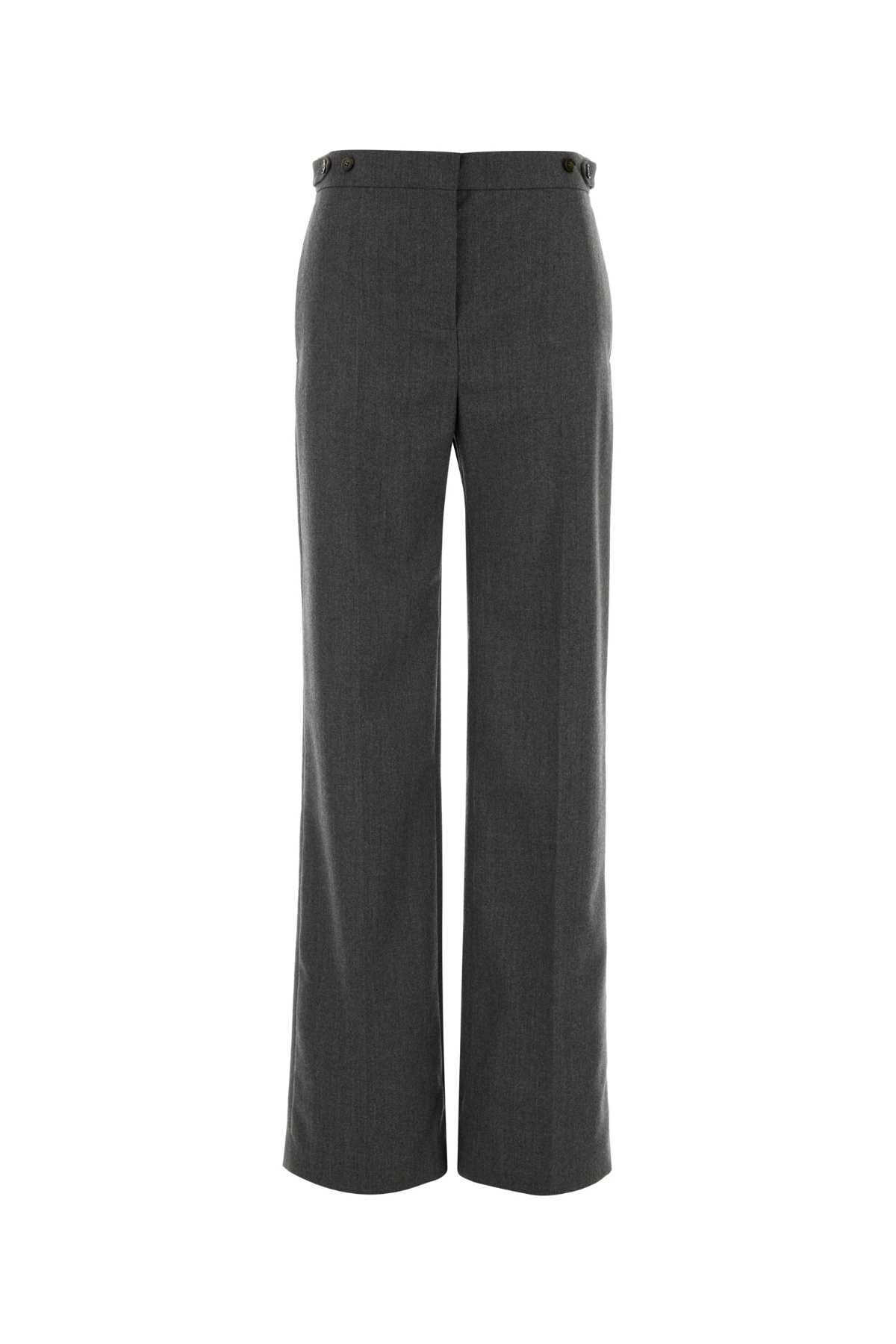 Stella Mccartney Women Grey Wool Pant STELLA MCCARTNEY