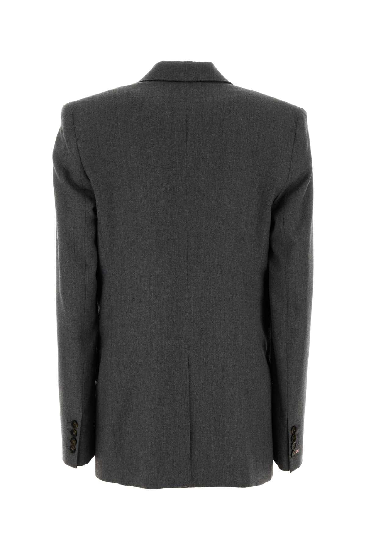 Stella Mccartney Women Grey Flannel Blazer STELLA MCCARTNEY