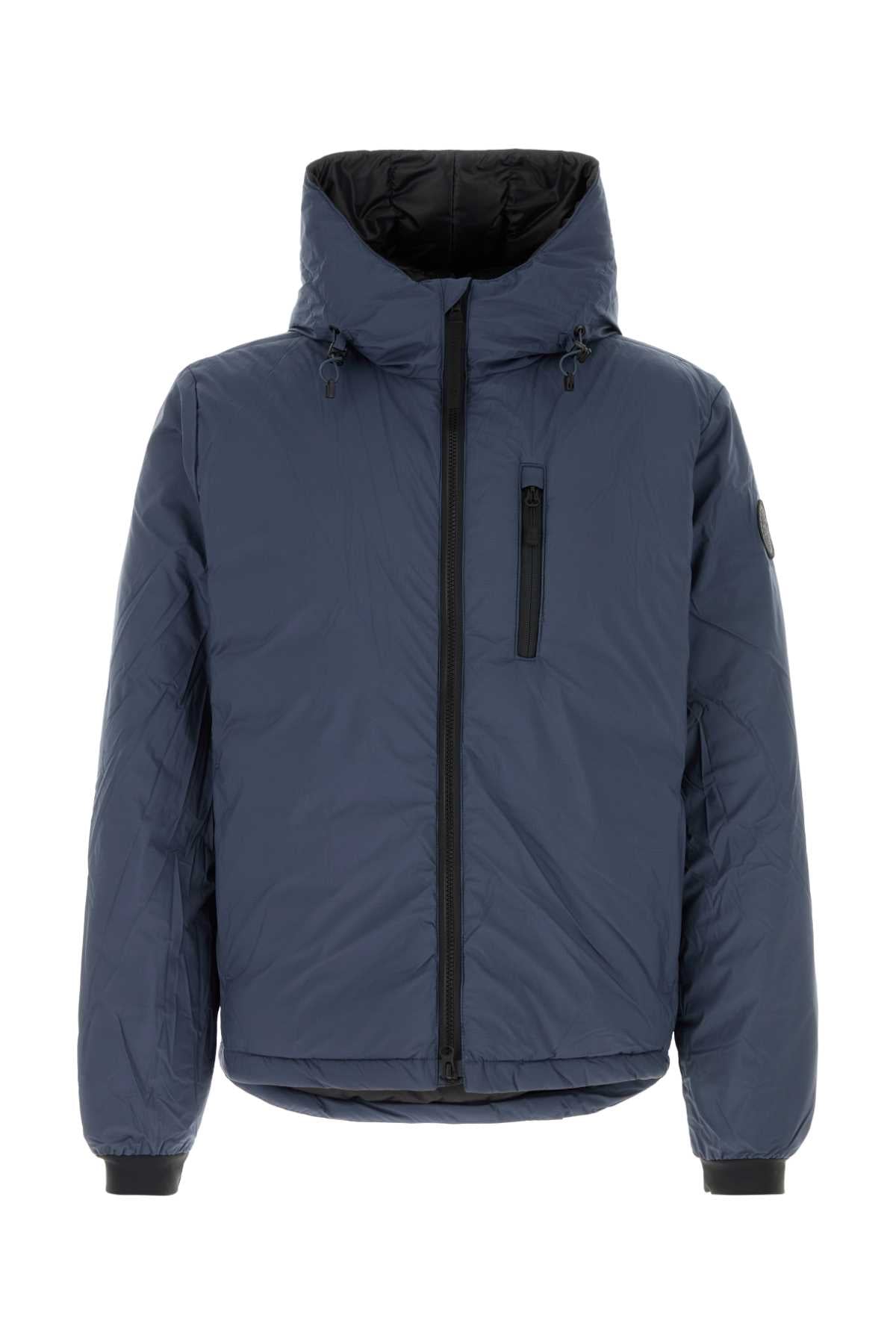 Canada Goose Men Air Force Blue Polyester Lodge Down Jacket CANADA GOOSE