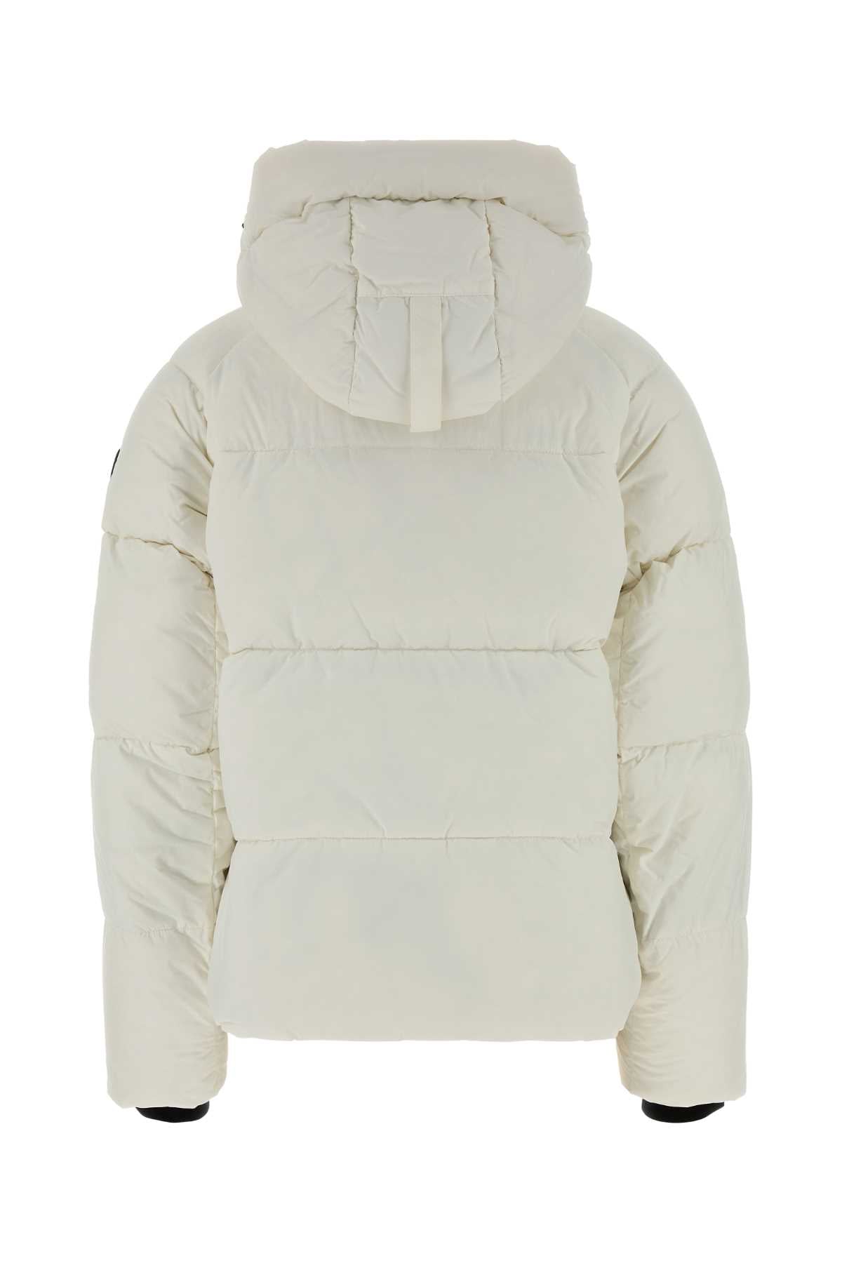 Canada Goose Women White Nylon Junction Down Jacket CANADA GOOSE