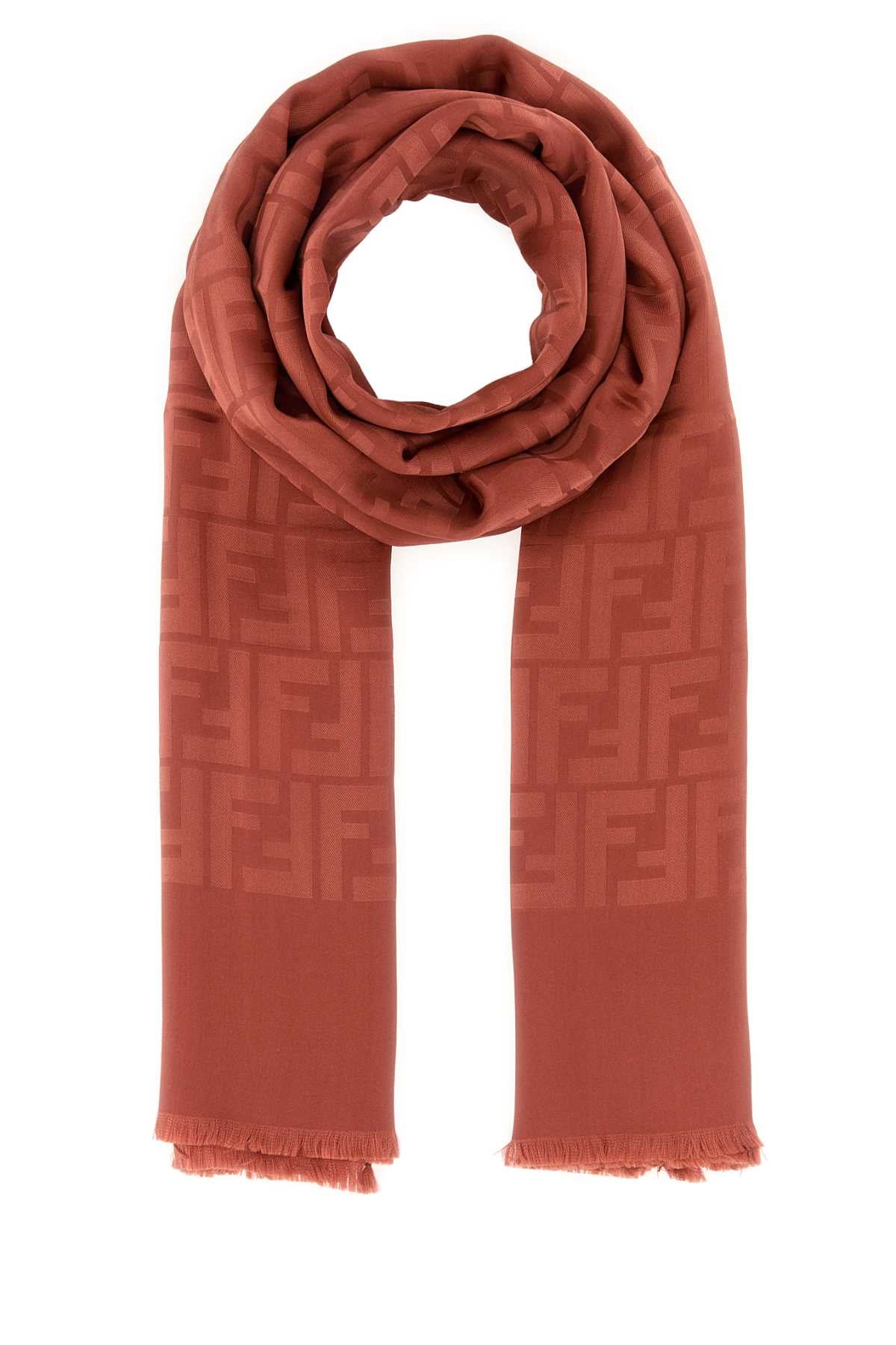 Fendi Women Brick Silk Scarf FENDI