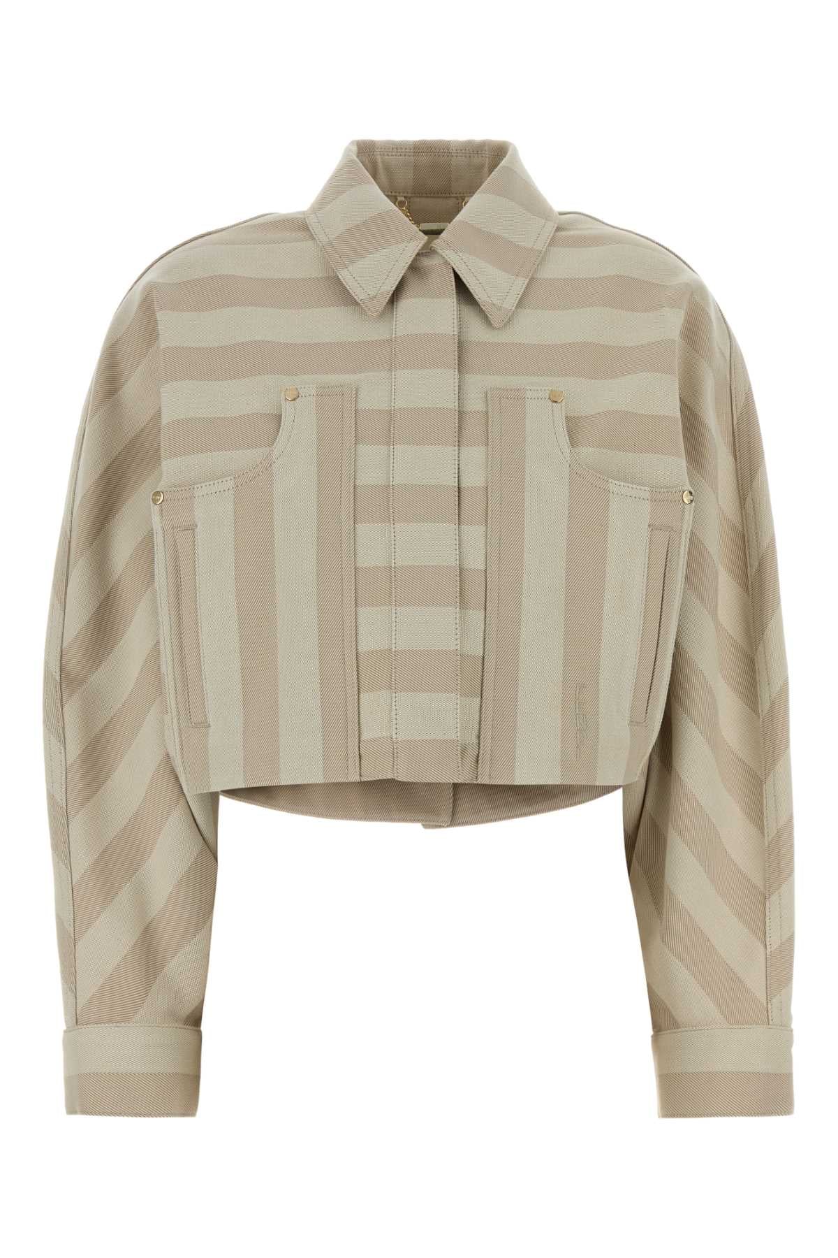 Fendi Women Embroidered Drill Jacket FENDI