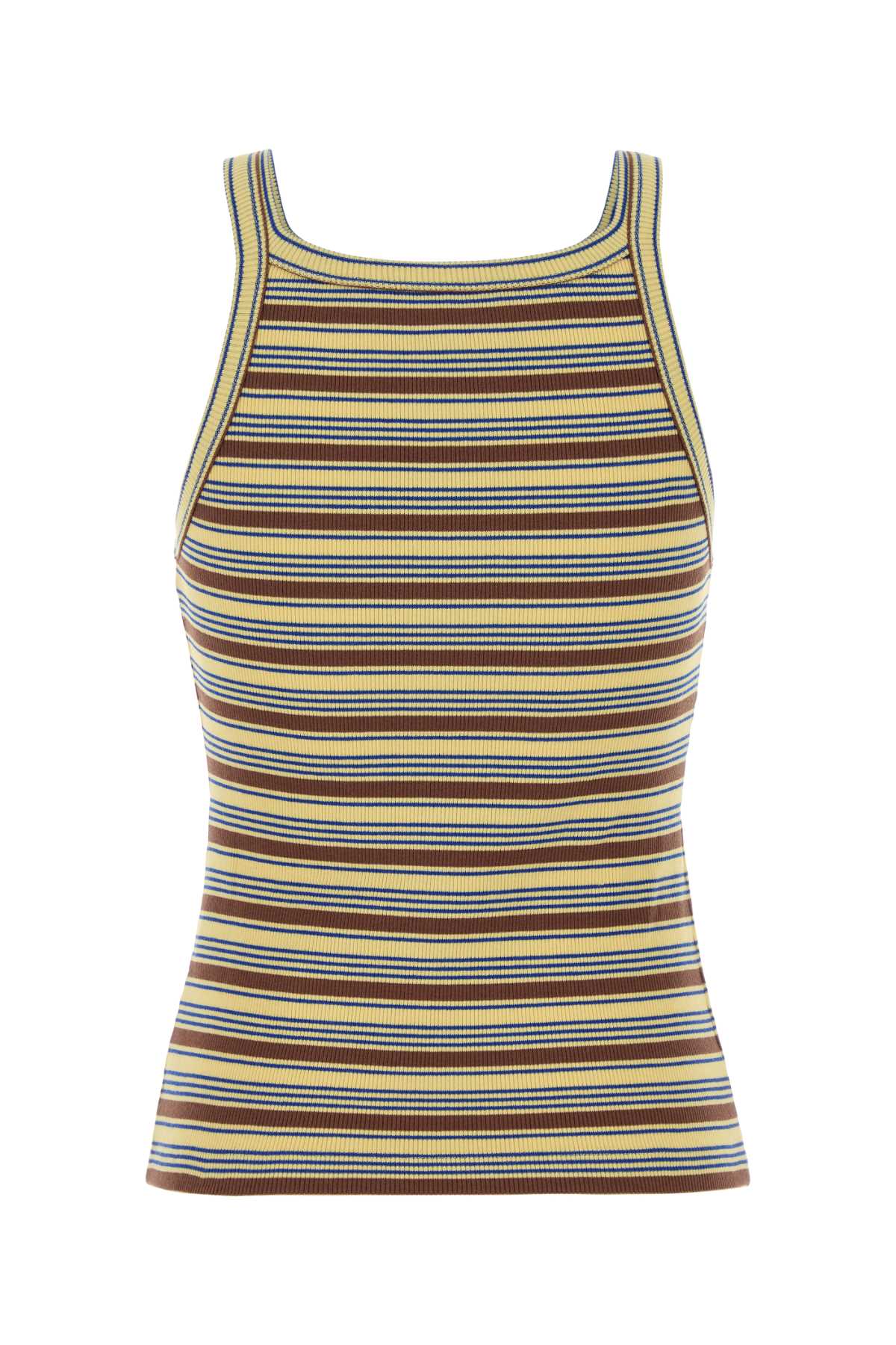 Fendi Women Embroidered Cotton Tank Top FENDI