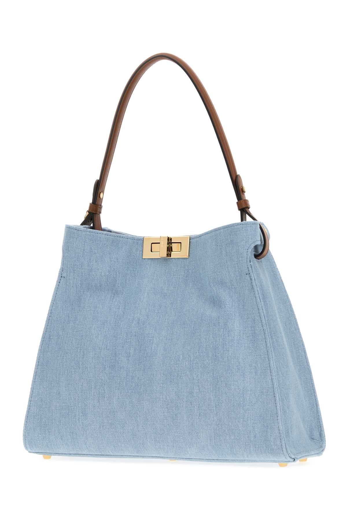 Fendi Women Denim Medium Fendi Way Shopping Bag FENDI