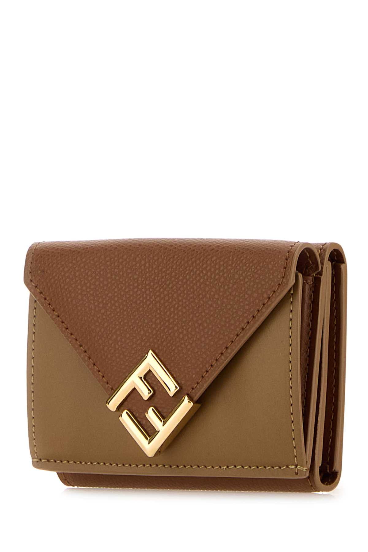 Fendi Women Two-Tone Leather Wallet FENDI