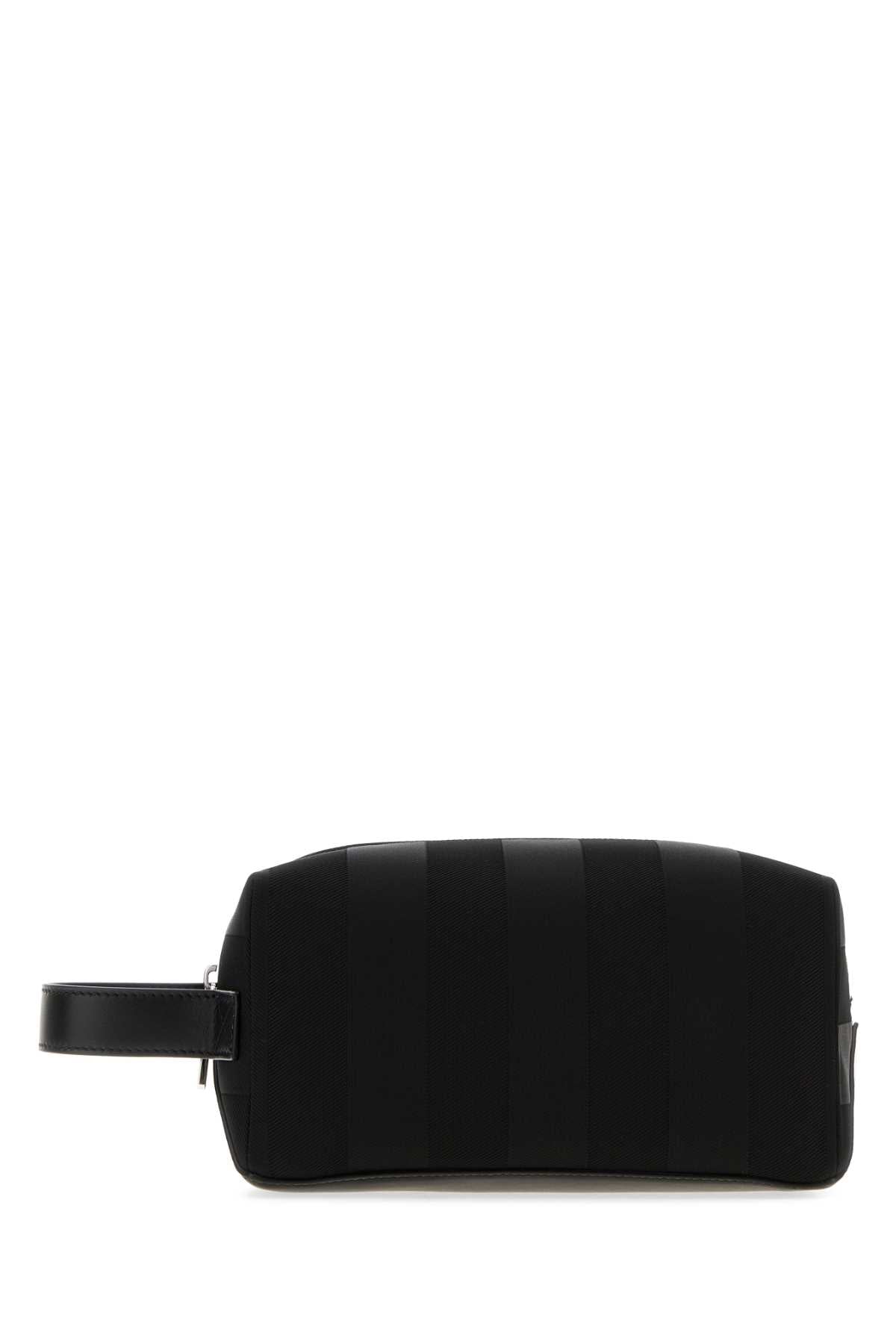 Fendi Men Black Canvas Beauty Case FENDI