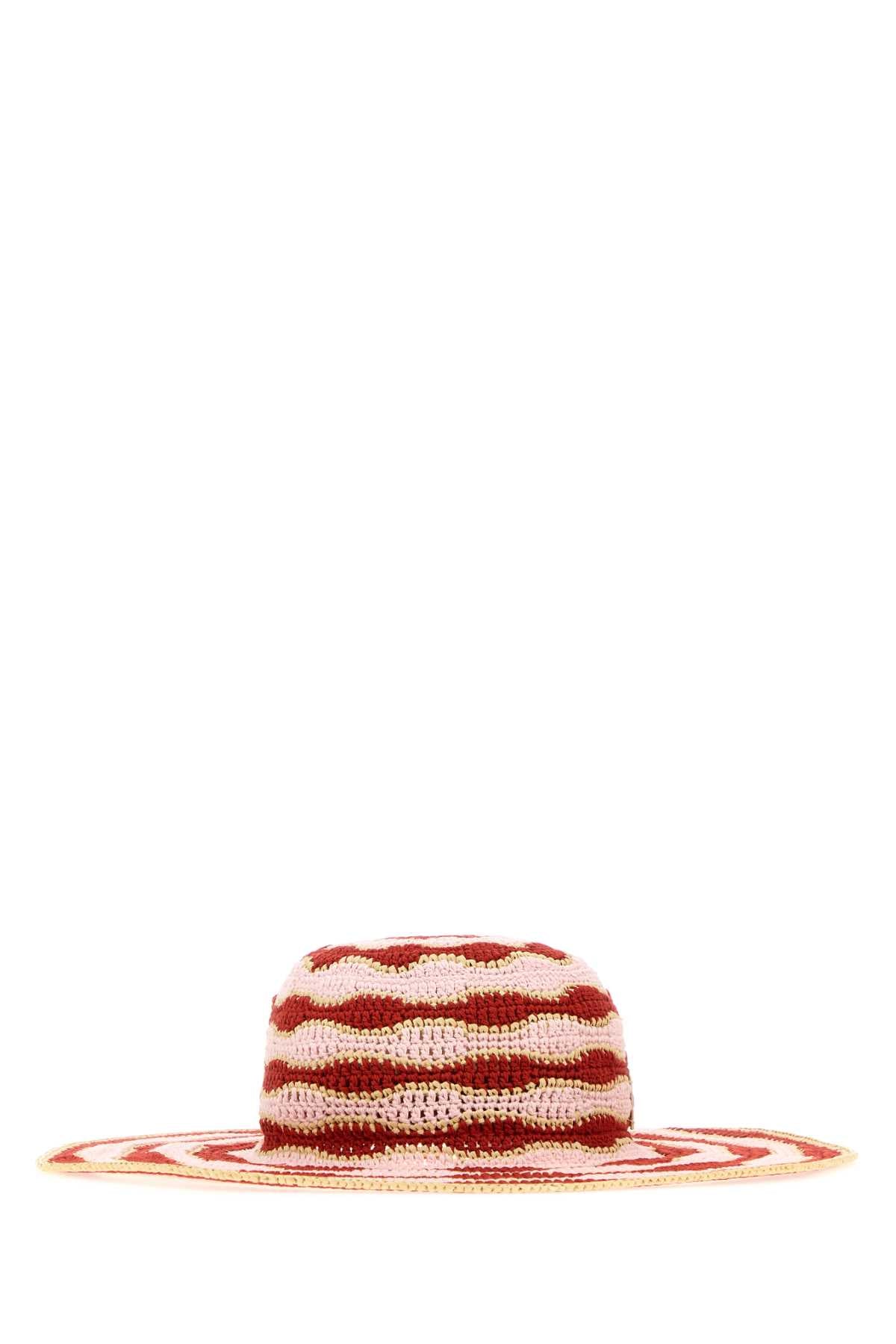 Fendi Women Embroidered Crochet Hat FENDI