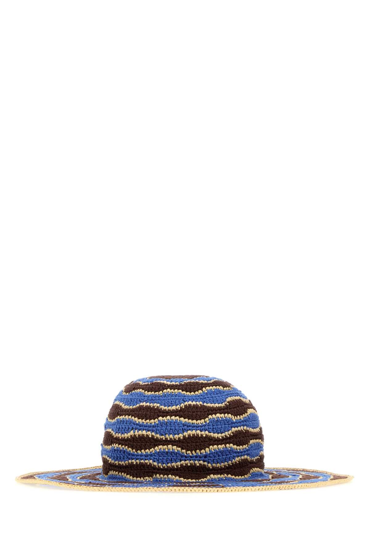 Fendi Women Embroidered Crochet Hat FENDI