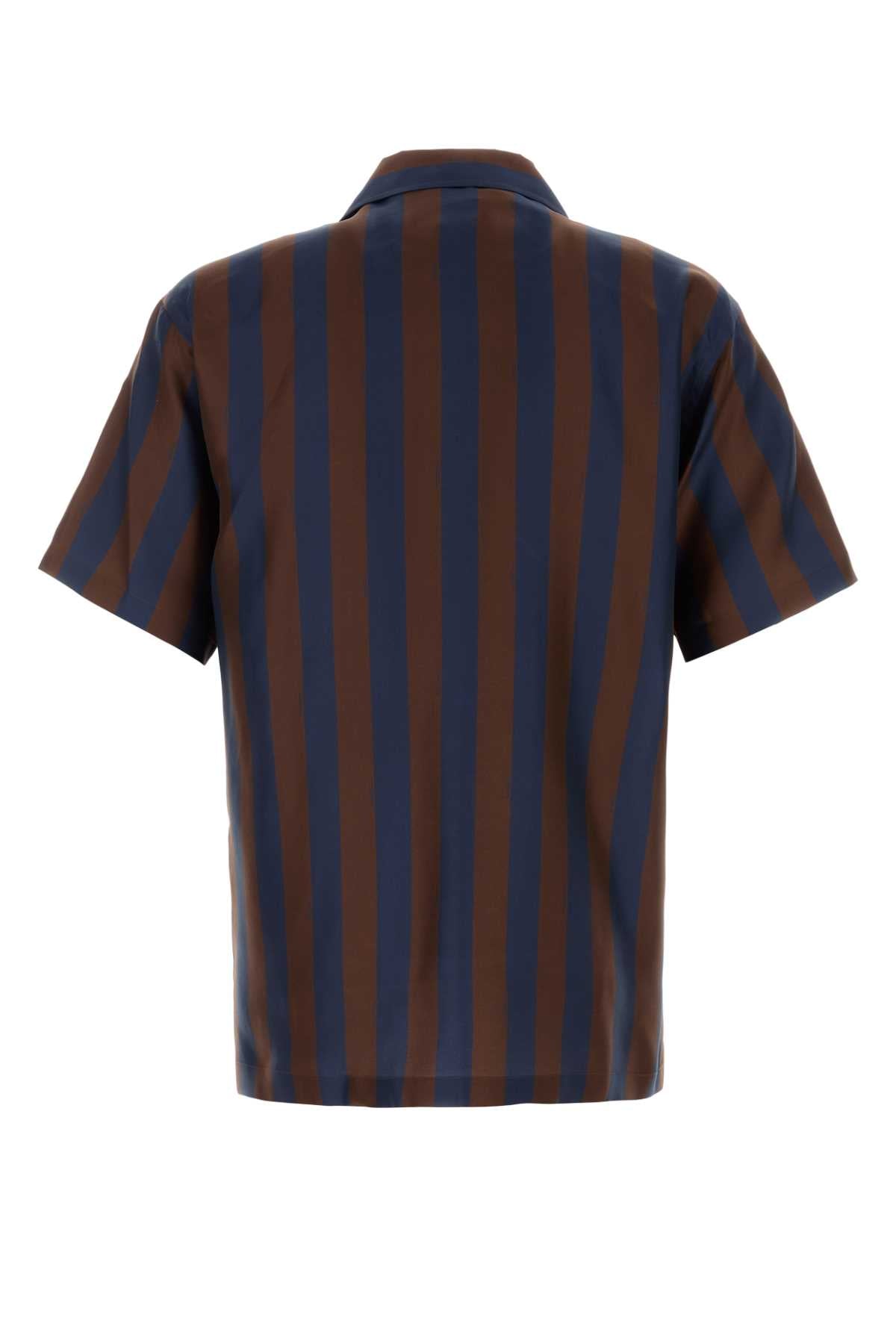 Fendi Men Printed Silk Shirt FENDI
