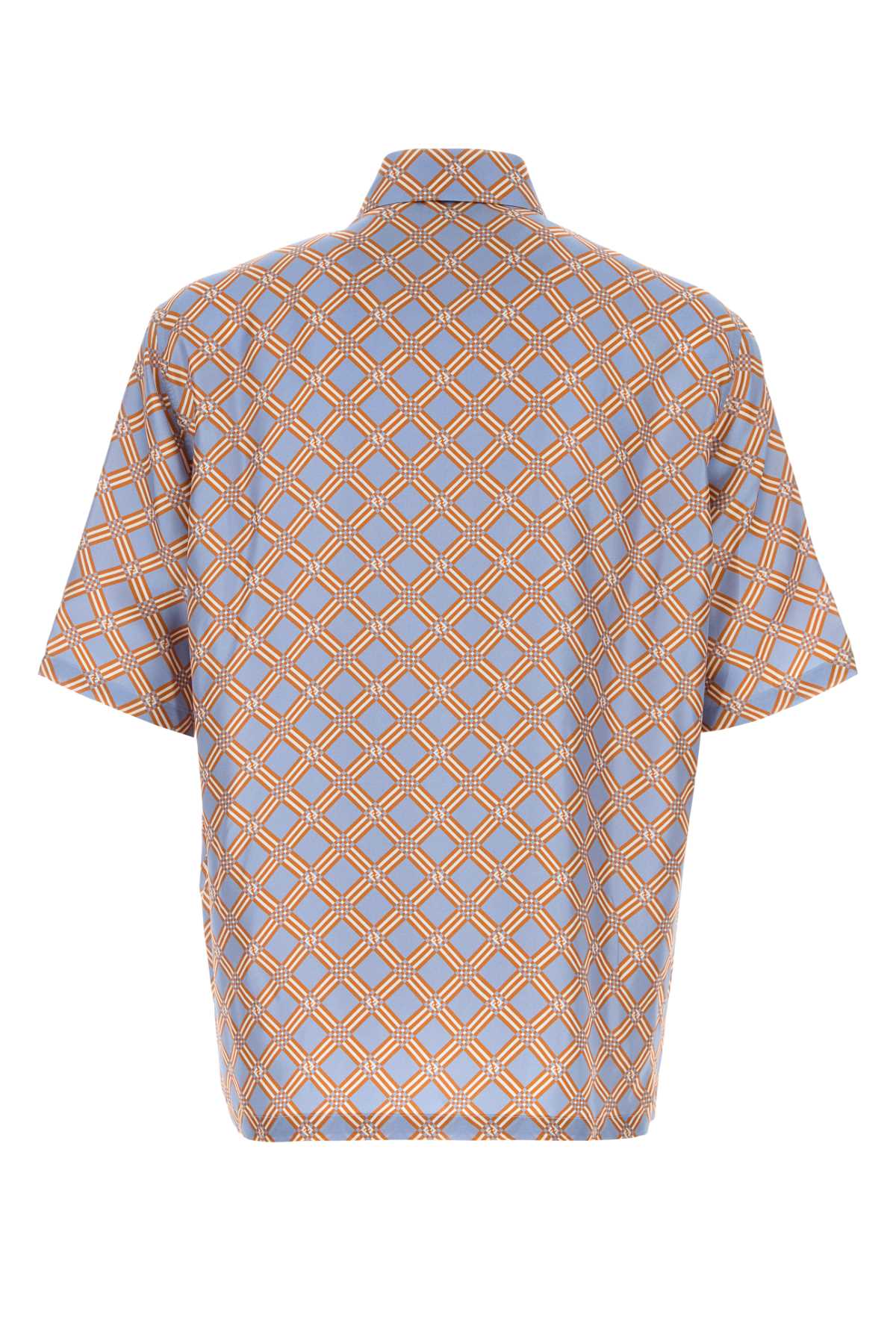 Fendi Men Printed Silk Shirt FENDI