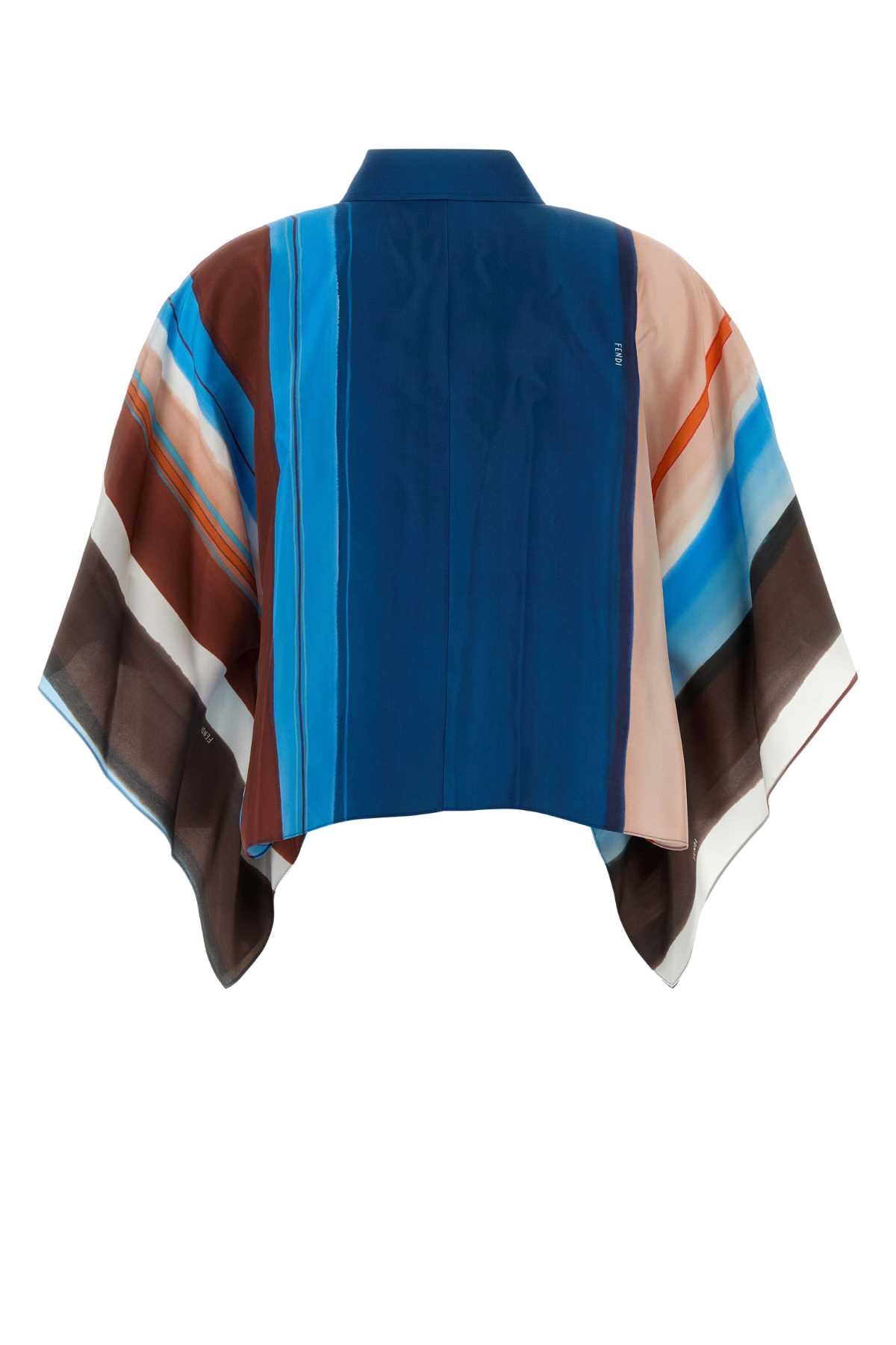Fendi Women Printed Silk Shirt FENDI