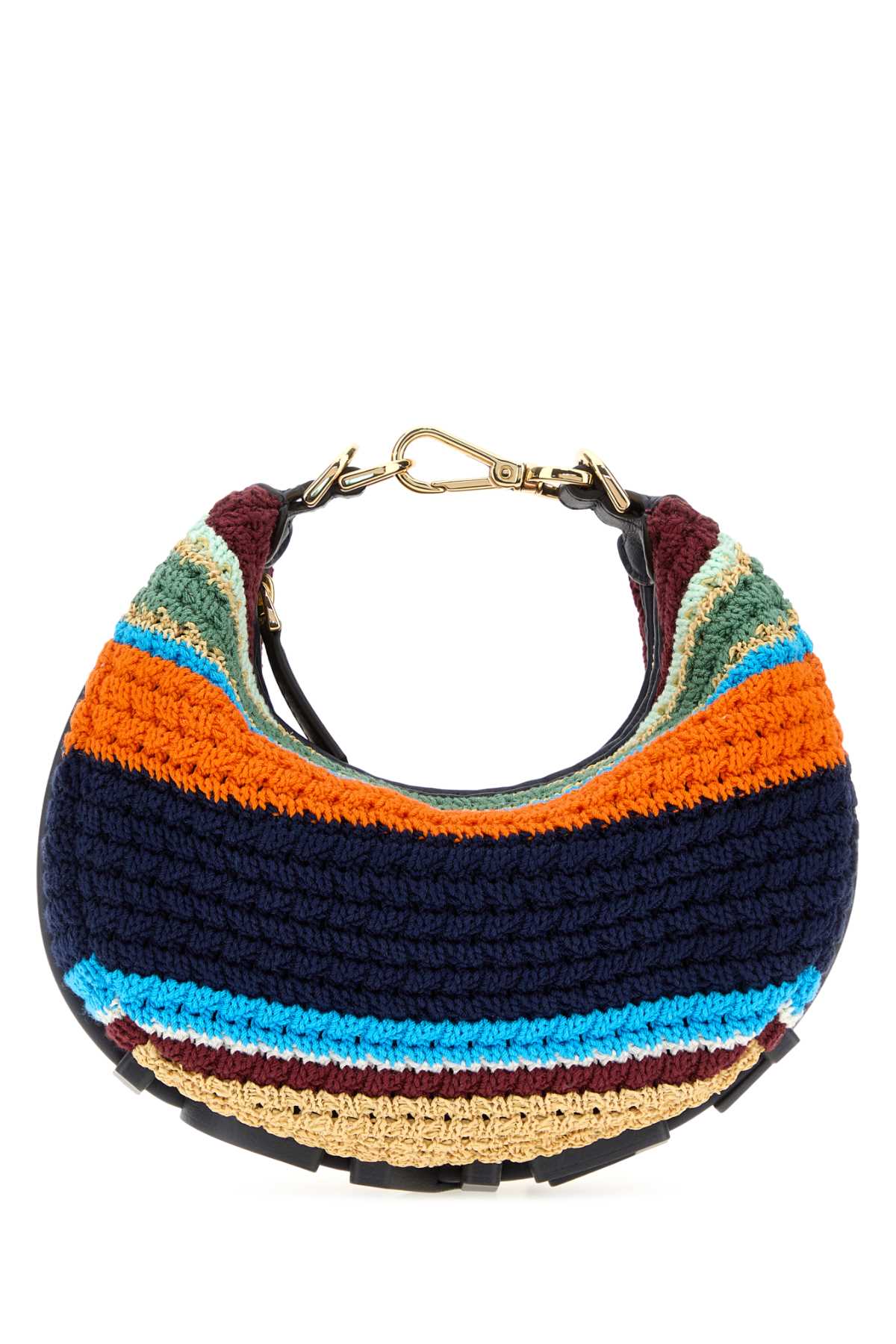 Fendi Women Embroidered Crochet Mini Fendigraphy Handbag FENDI