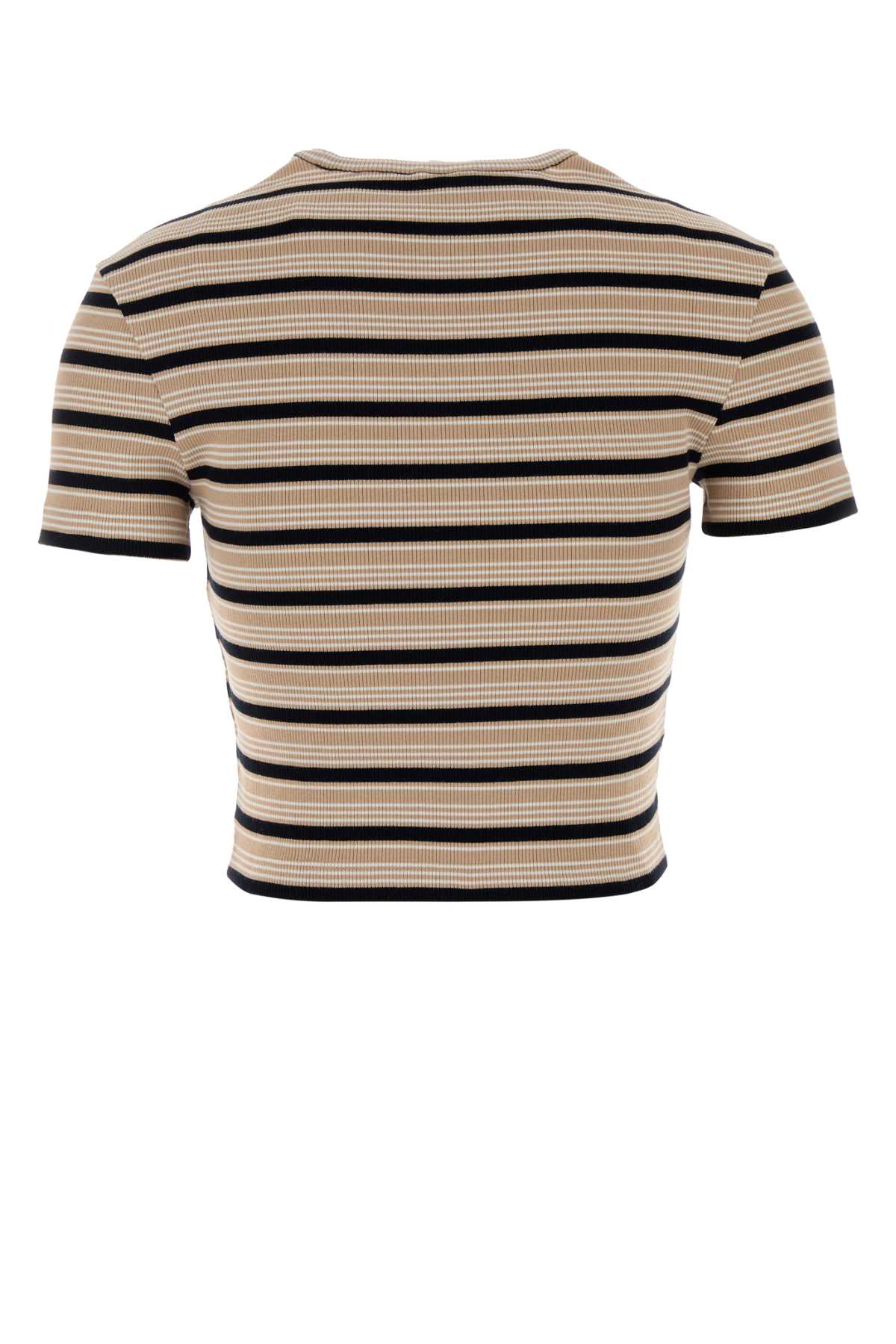 Fendi Women Embroidered Stretch Cotton T-Shirt FENDI