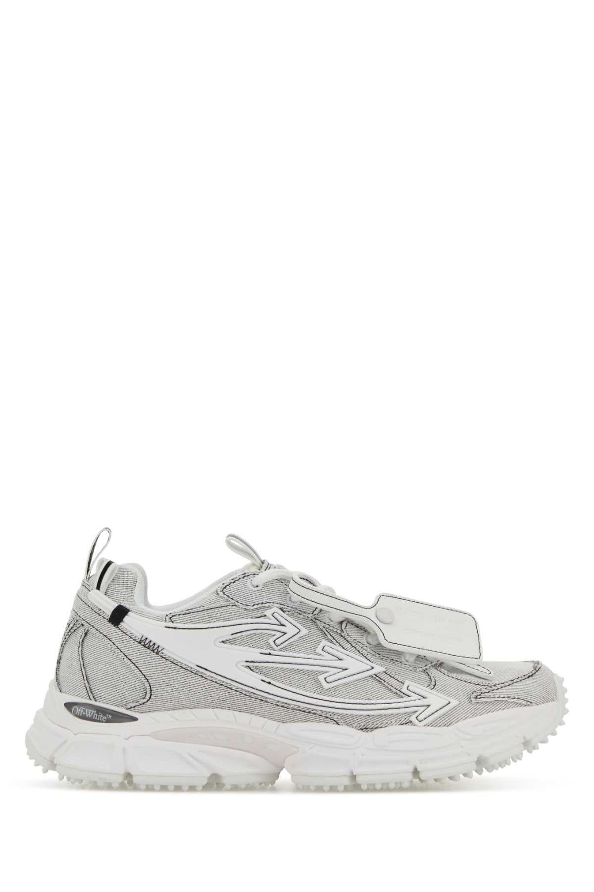 Off White Women Two-Tone Denim Sneakers OFF-WHITE