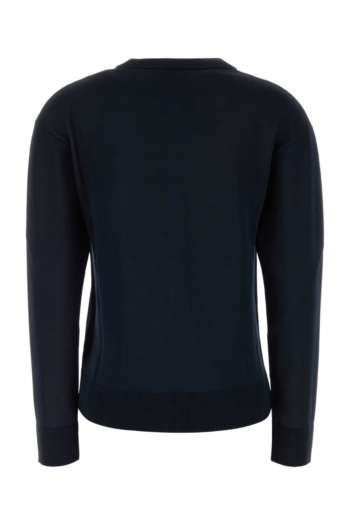 Bottega Veneta Women Midnight Blue Knit Cardigan BOTTEGA VENETA