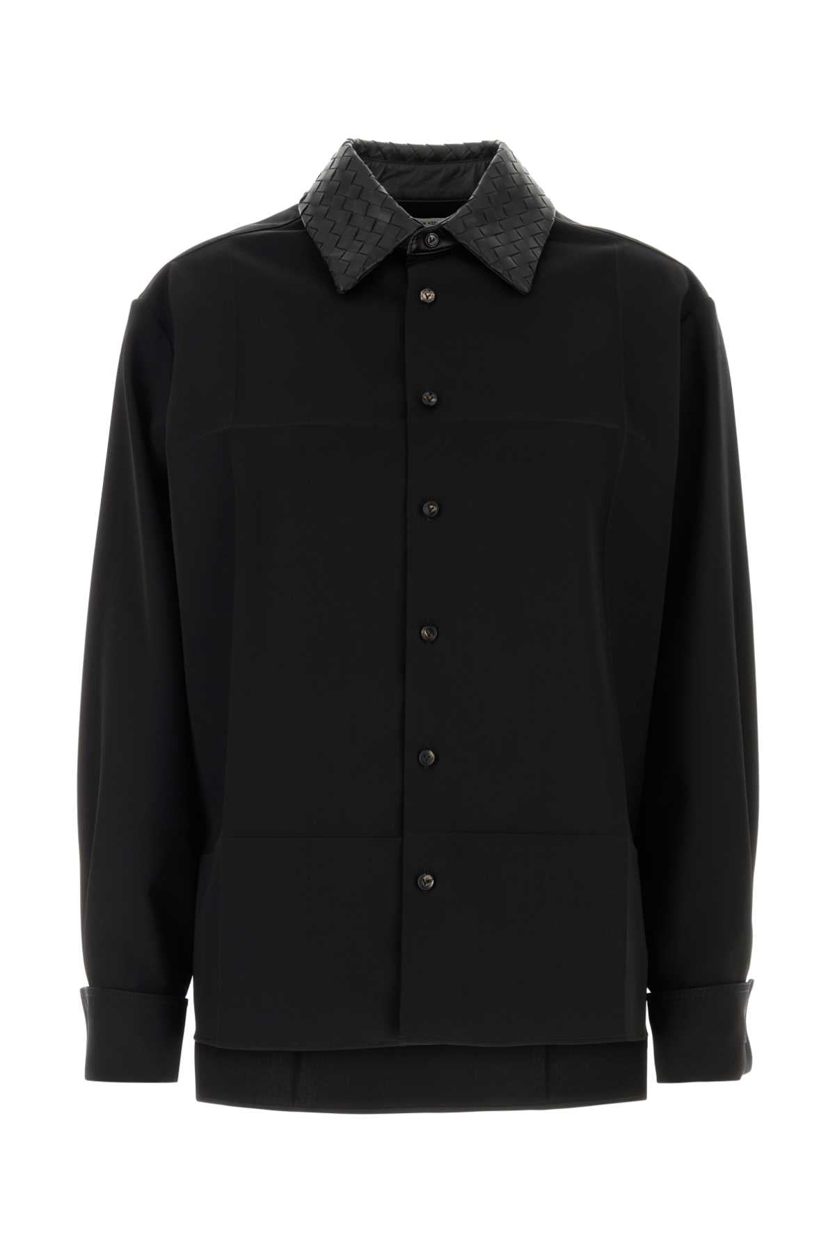 Bottega Veneta Women Black Wool Shirt BOTTEGA VENETA