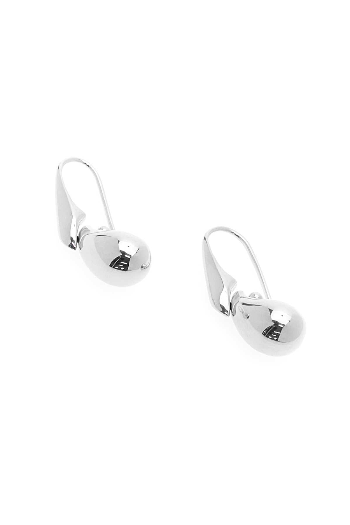 Bottega Veneta Women Silver Drop Earrings BOTTEGA VENETA