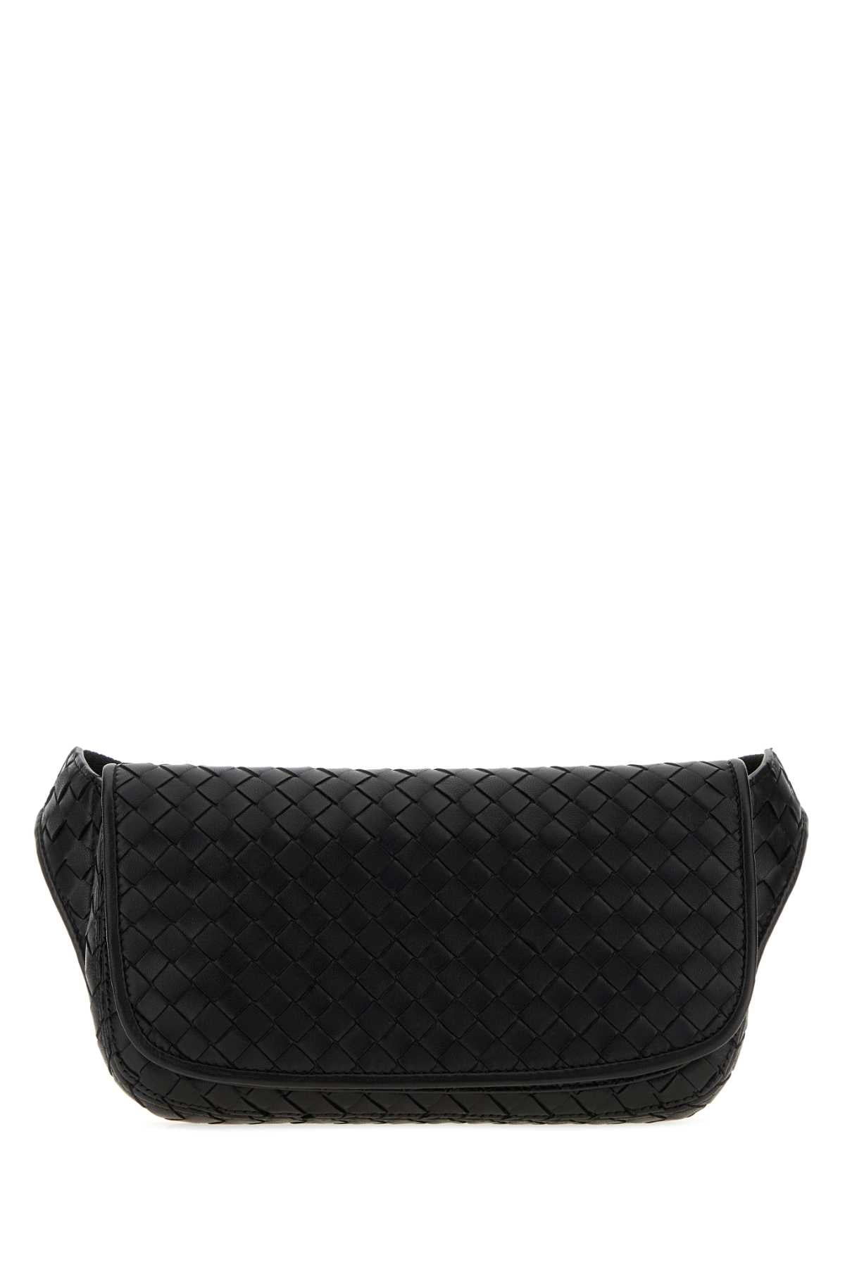 Bottega Veneta Men Black Leather Veneto Belt Bag BOTTEGA VENETA