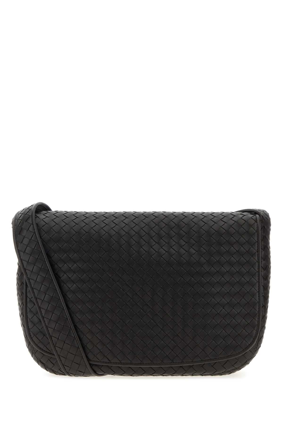Bottega Veneta Men Dark Brown Leather Crossbody Bag BOTTEGA VENETA