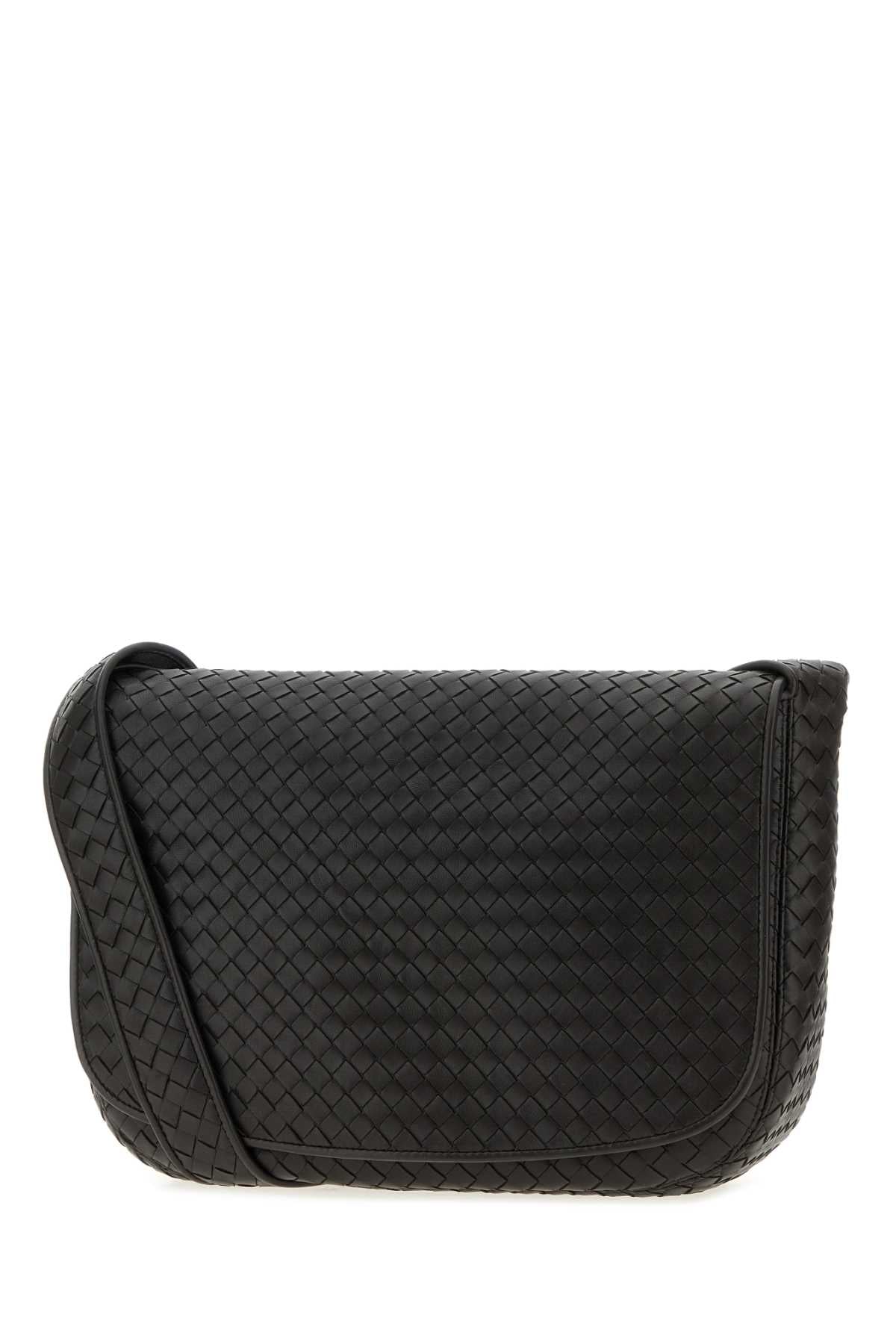 Bottega Veneta Men Dark Brown Leather Crossbody Bag BOTTEGA VENETA
