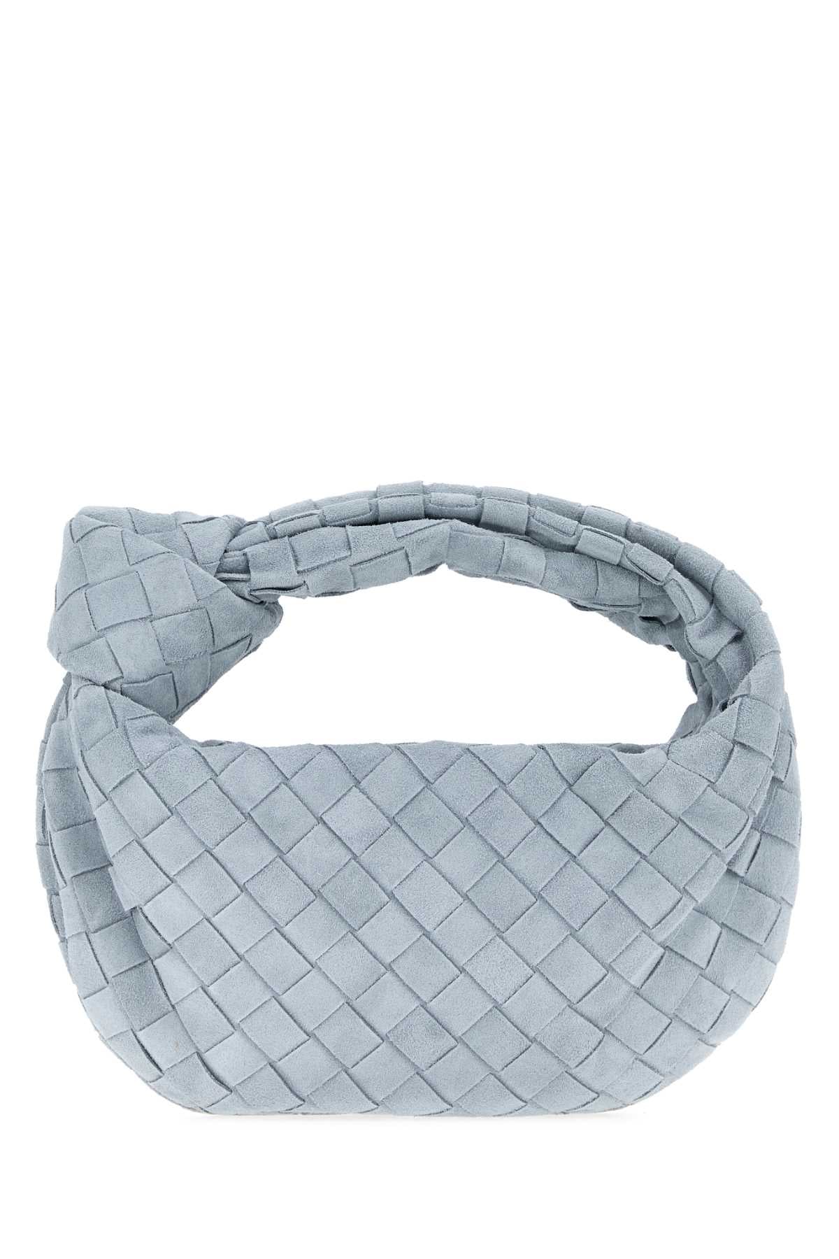 Bottega Veneta Women Light-Blue Suede Mini Jodie Handbag BOTTEGA VENETA