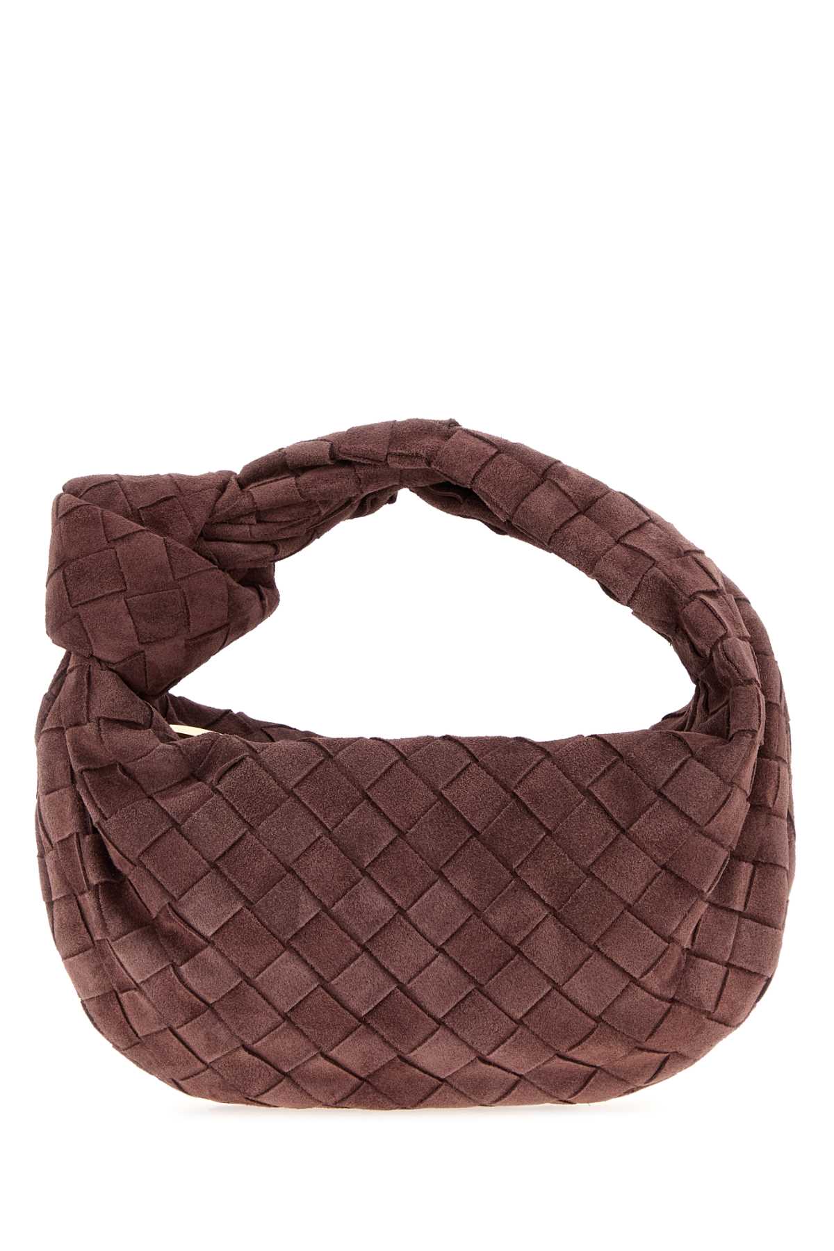 Bottega Veneta Women Grape Suede Mini Jodie Handbag BOTTEGA VENETA