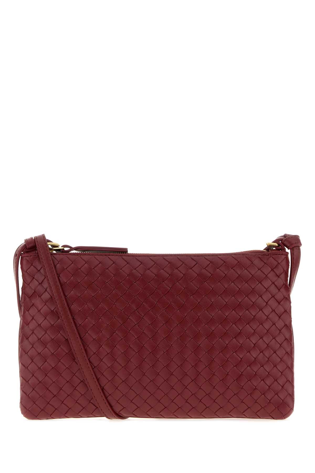 Bottega Veneta Women Tiziano Red Leather Small Clutch BOTTEGA VENETA