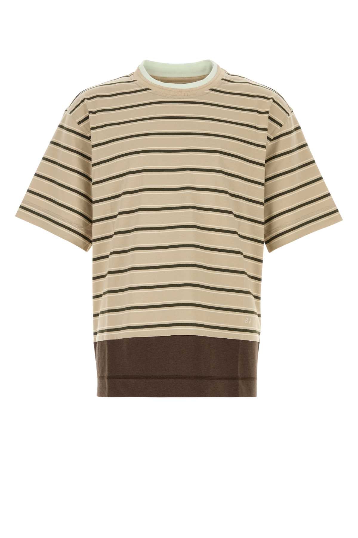Bottega Veneta Men Embroidered Cotton T-Shirt BOTTEGA VENETA