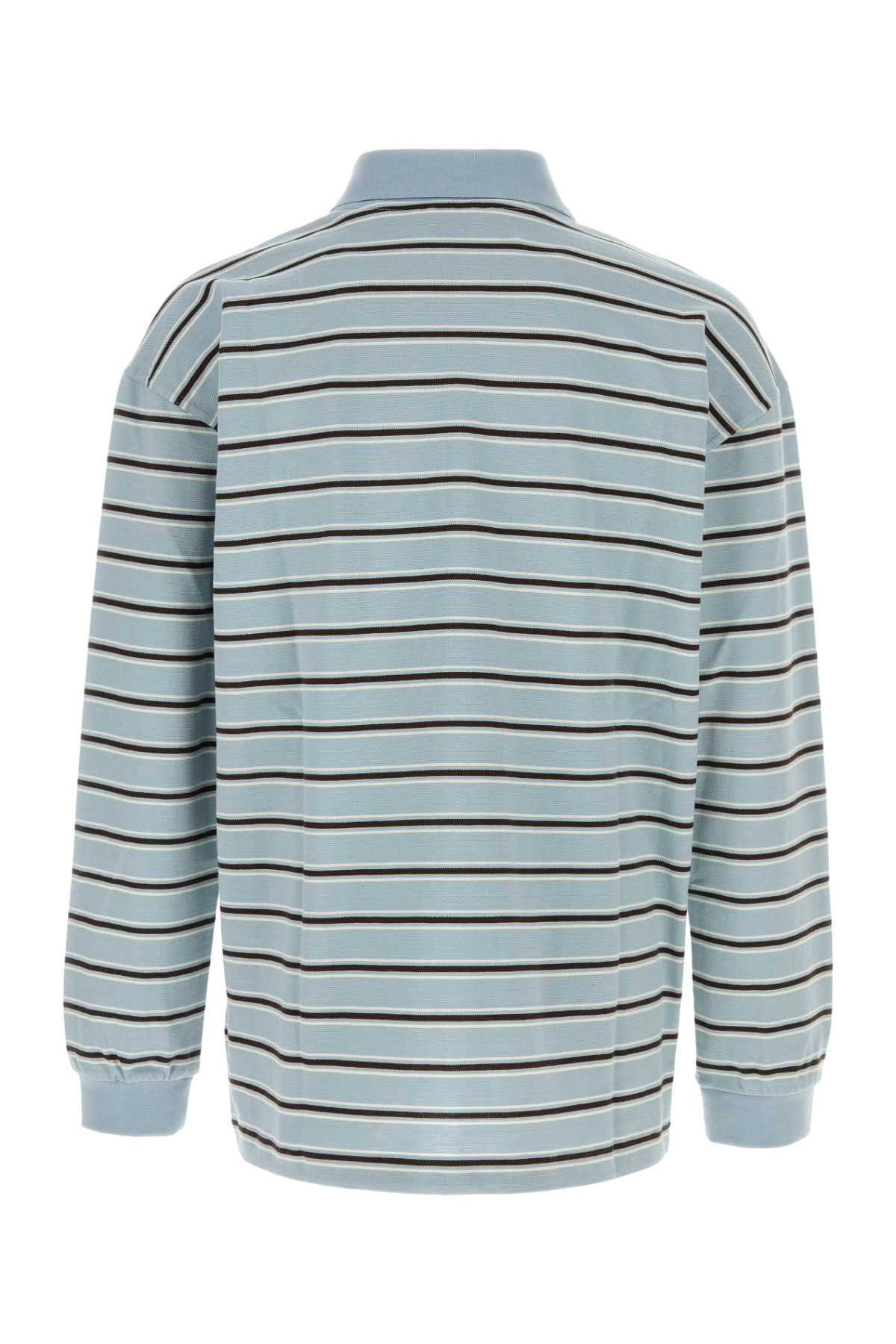 Bottega Veneta Men Embroidered Piquet Polo Shirt BOTTEGA VENETA