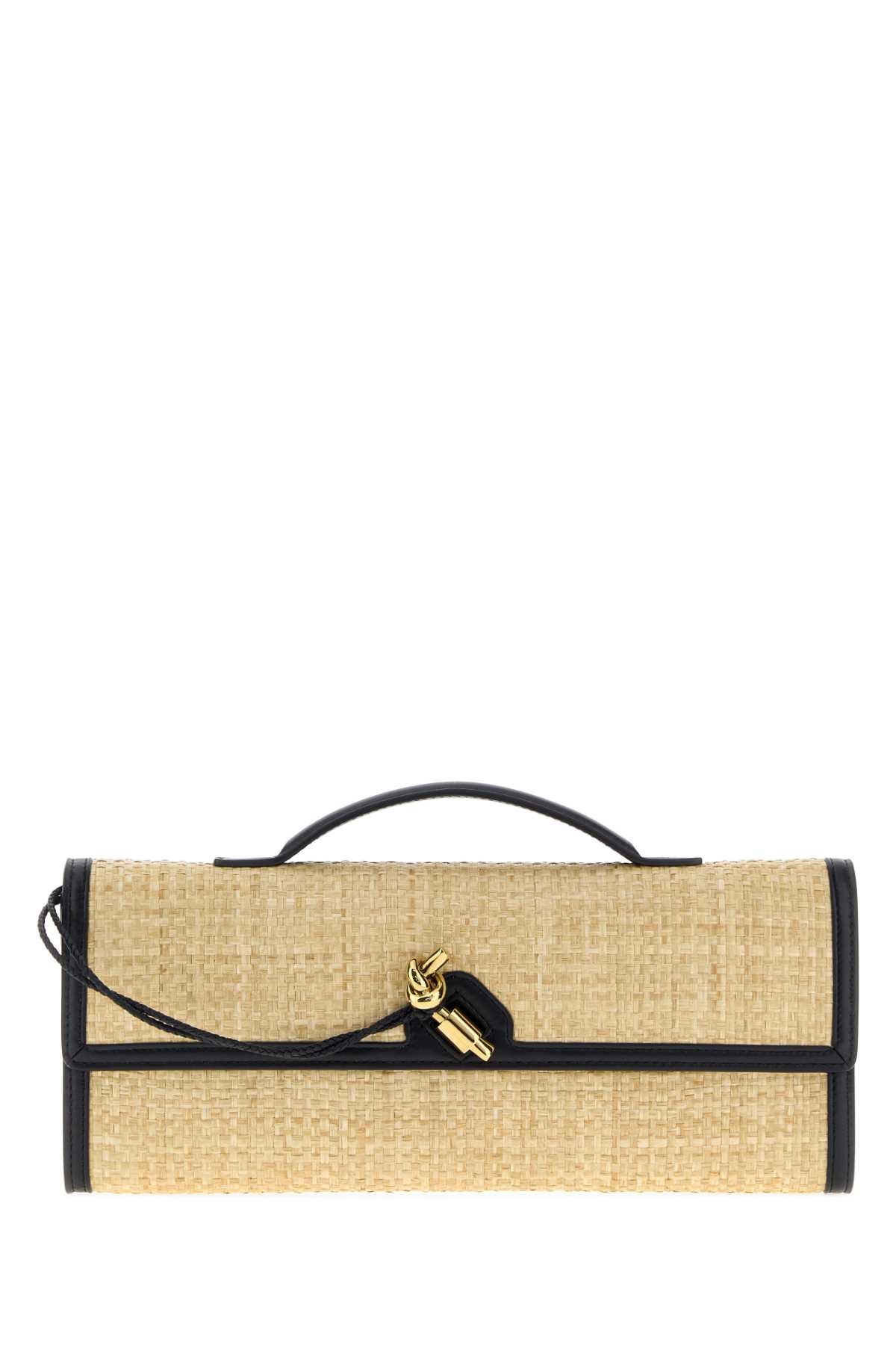 Bottega Veneta Women Raffia Andiamo Handbag BOTTEGA VENETA
