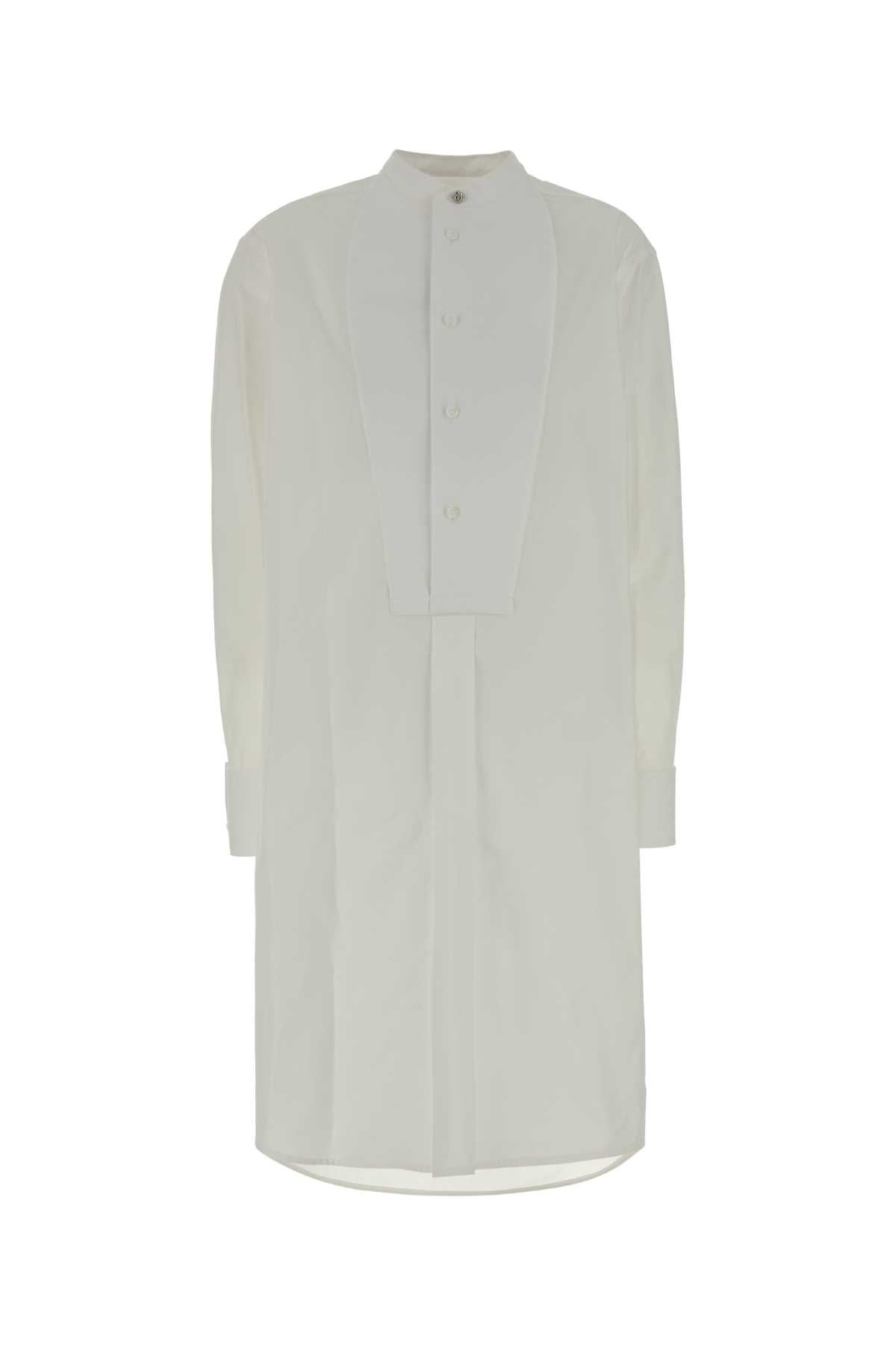 Bottega Veneta Women White Poplin Oversize Shirt BOTTEGA VENETA