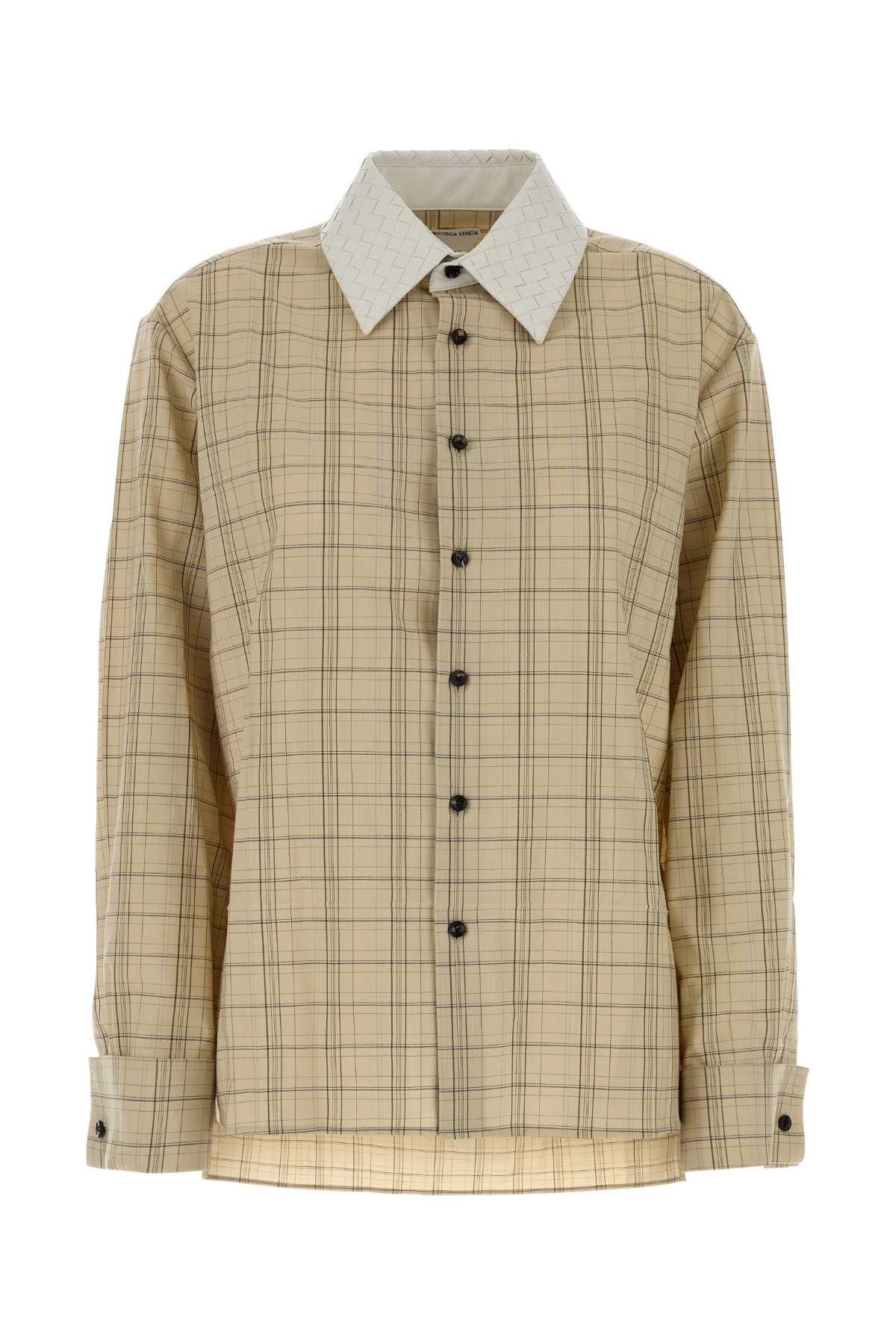 Bottega Veneta Women Embroidered Wool Shirt BOTTEGA VENETA