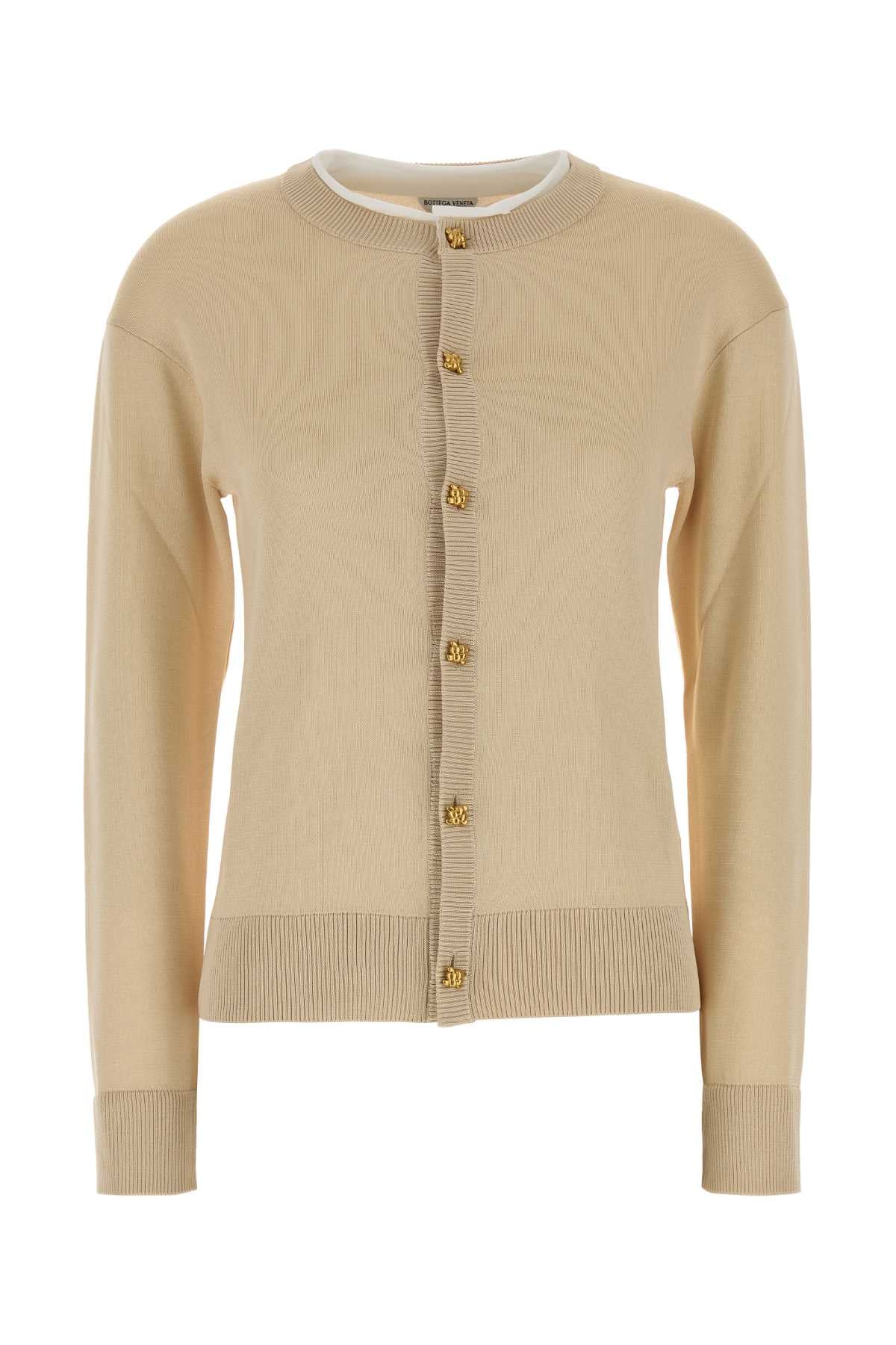 Bottega Veneta Women Sand Knit Cardigan BOTTEGA VENETA