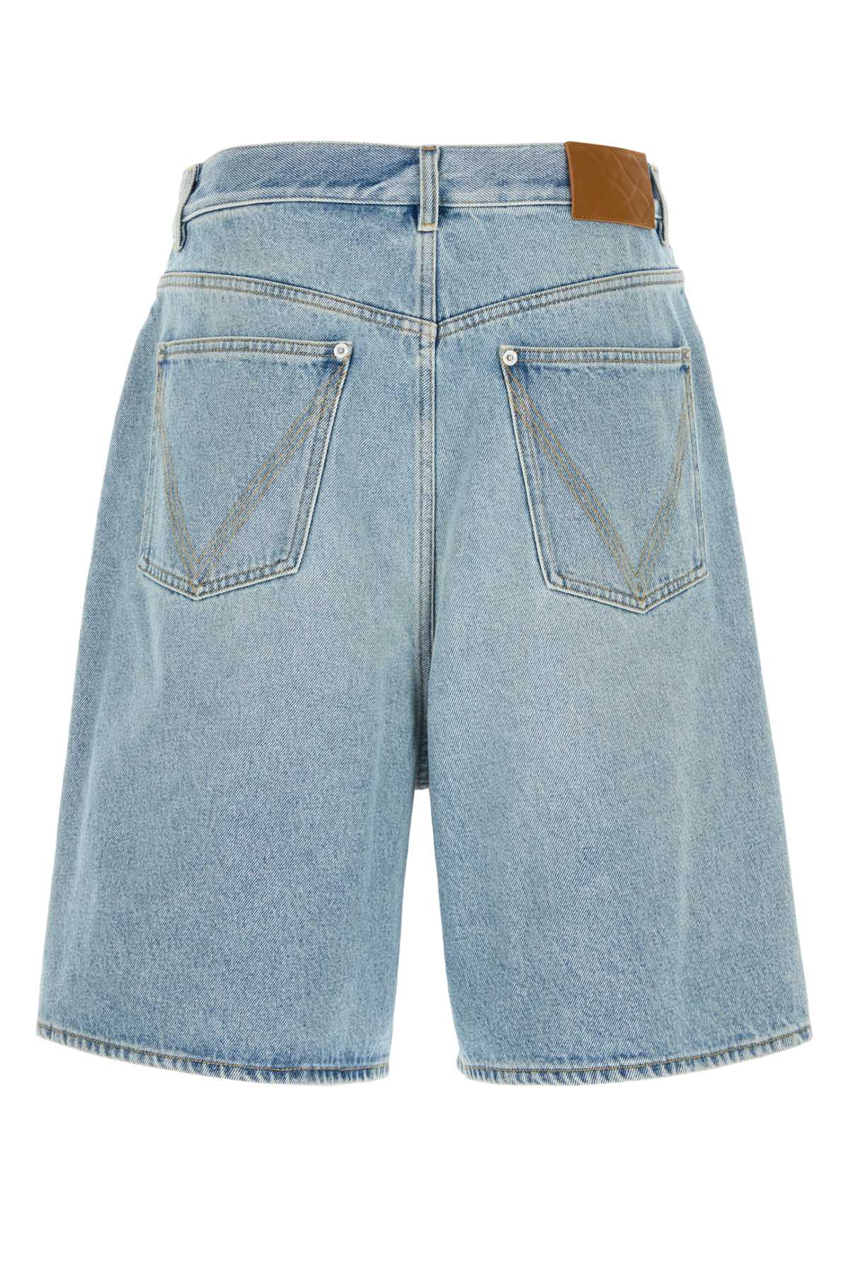 Bottega Veneta Men Light-Blue Denim Bermuda Shorts BOTTEGA VENETA