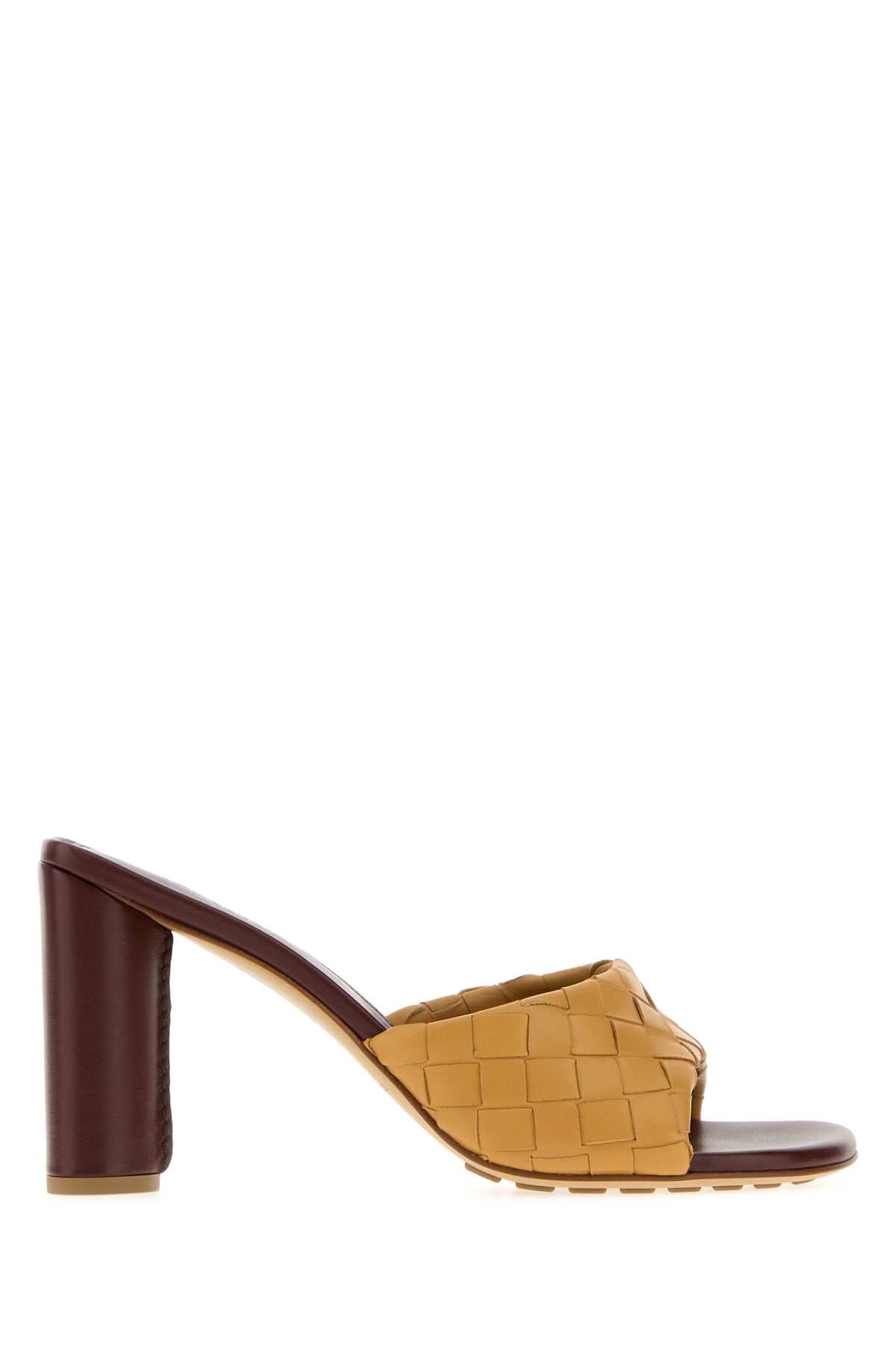 Bottega Veneta Women Two-Tone Leather Livia Mules BOTTEGA VENETA