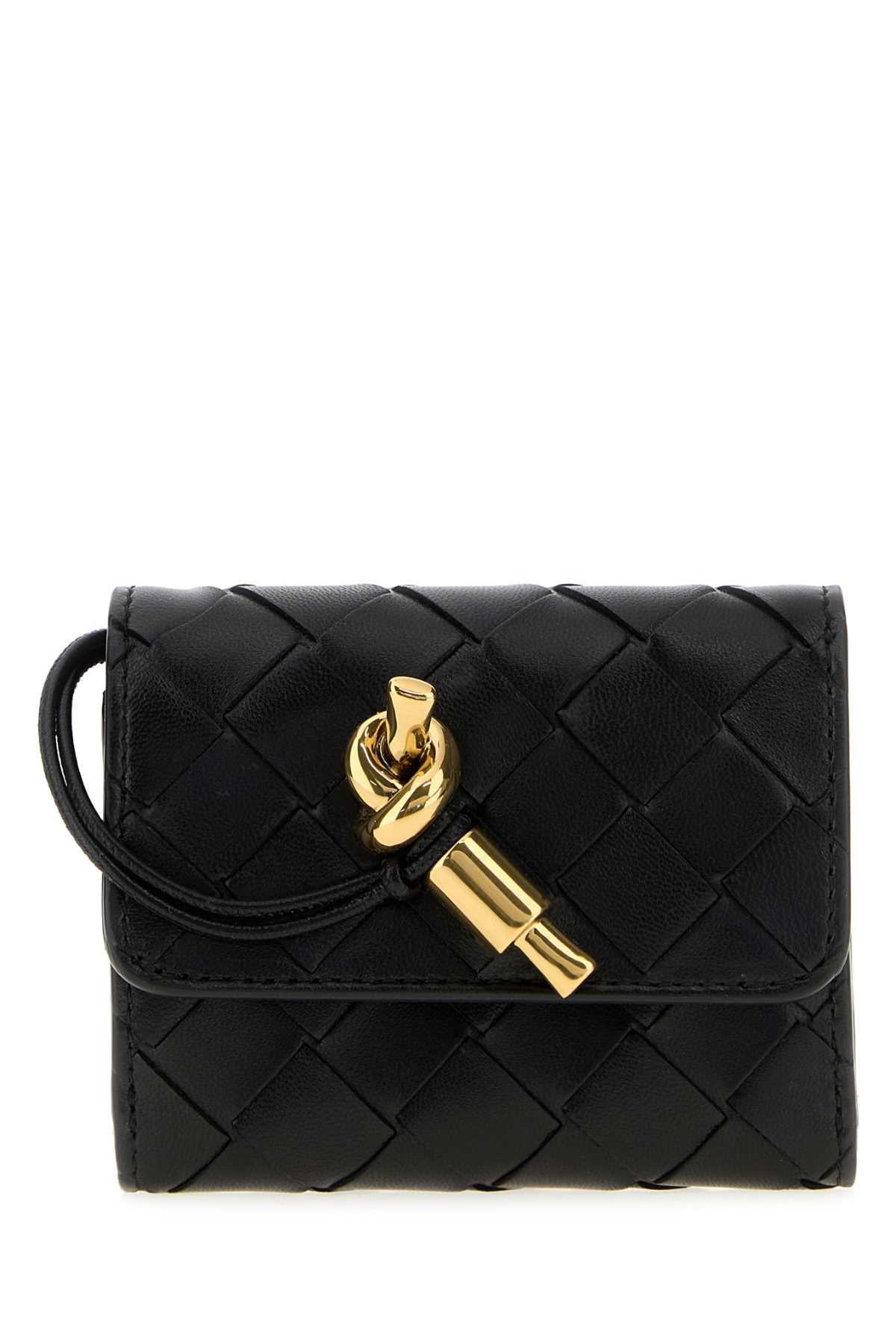 Bottega Veneta Women Black Leather Andiamo Wallet BOTTEGA VENETA