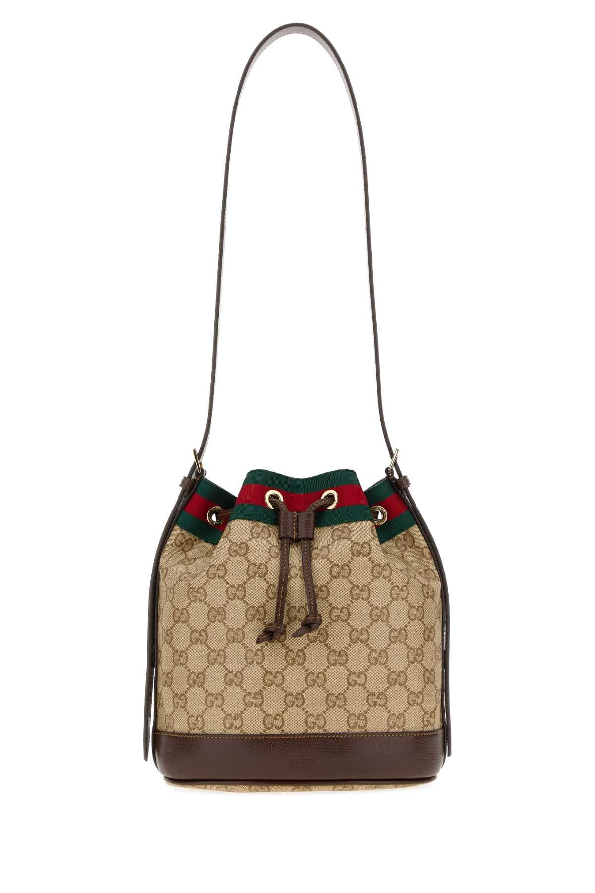 Gucci Women Gg Canvas Gucci Venice Bucket Bag GUCCI