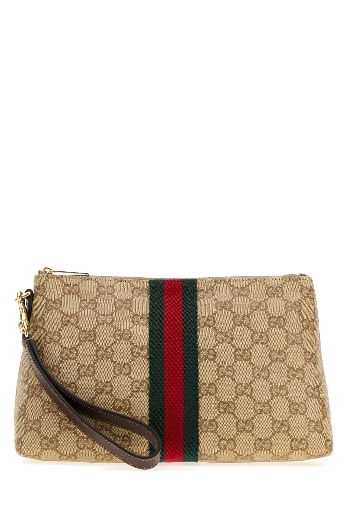 Gucci Men Gg Canvas Small Gg Clutch GUCCI