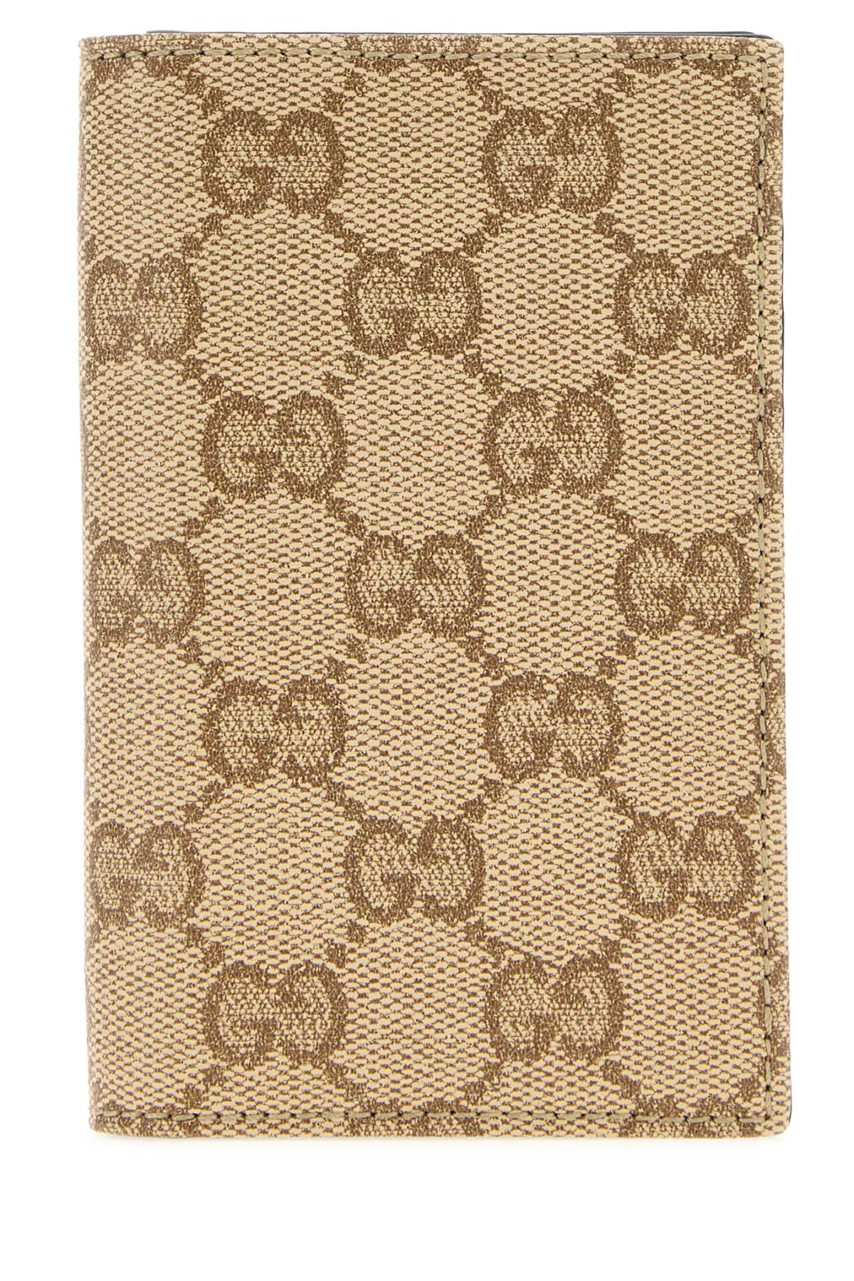 Gucci Men Gg Canvas Gucci Essence Classic Card Holder GUCCI