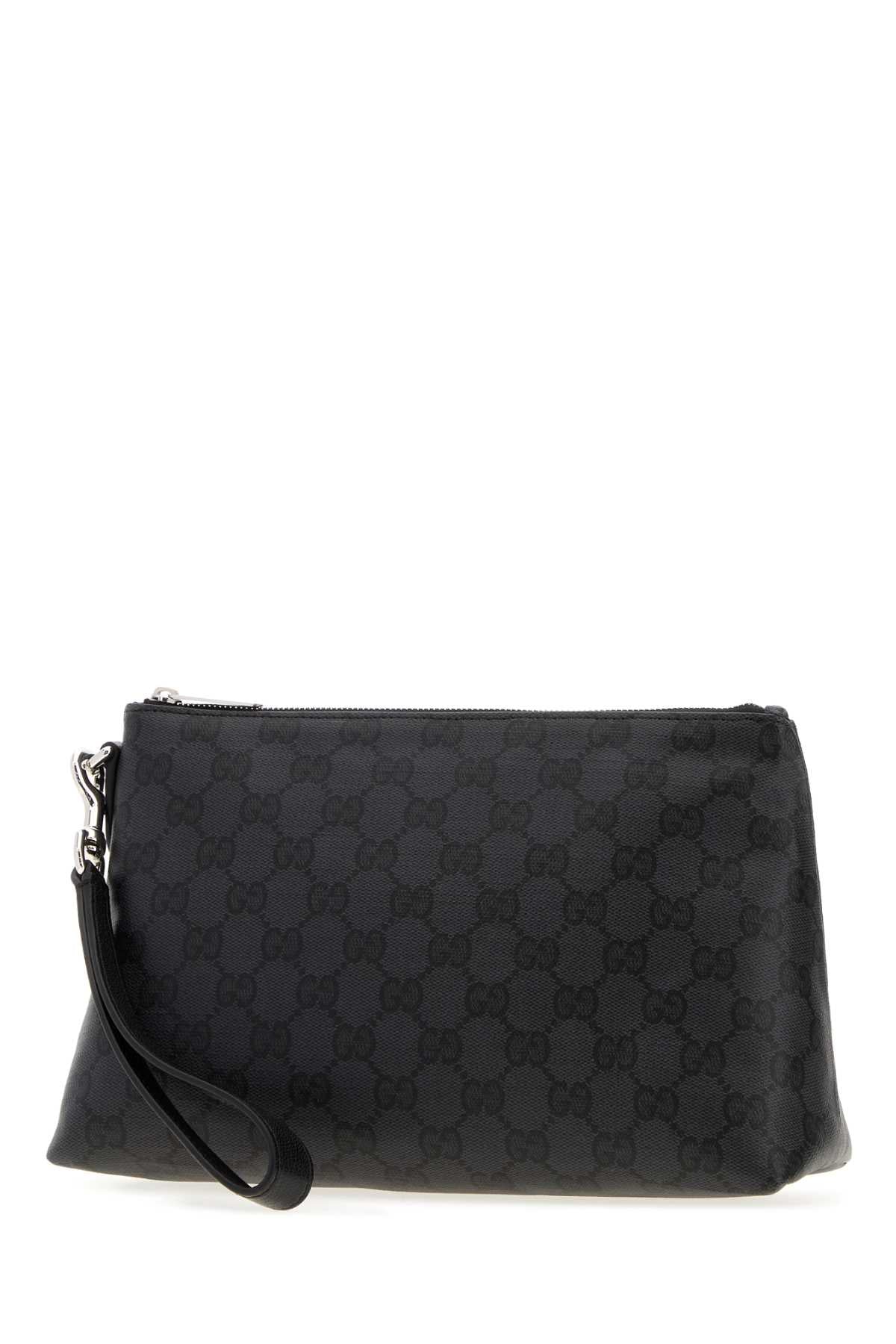 Gucci Men Gg Canvas Small Gucci Essence Classic Clutch GUCCI