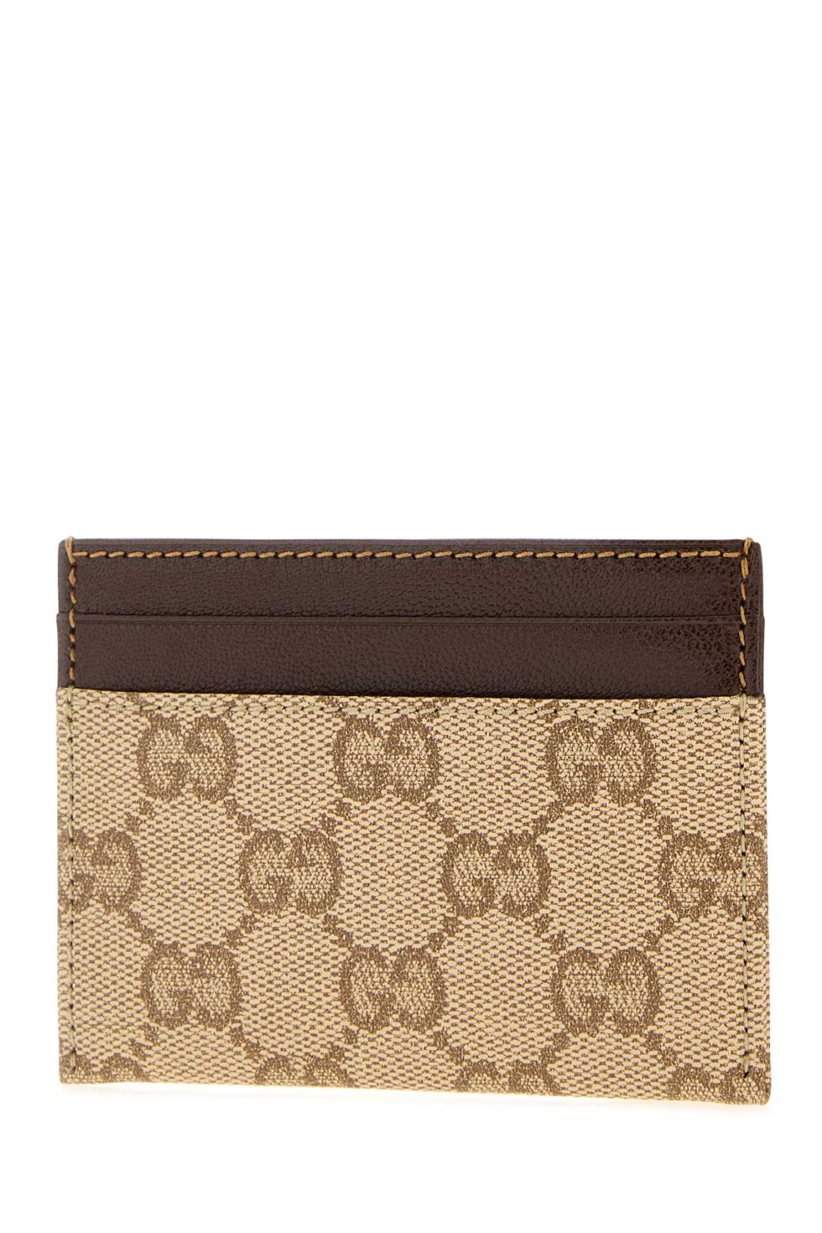 Gucci Men Gg Canvas Gucci Essence Classic Card Holder GUCCI