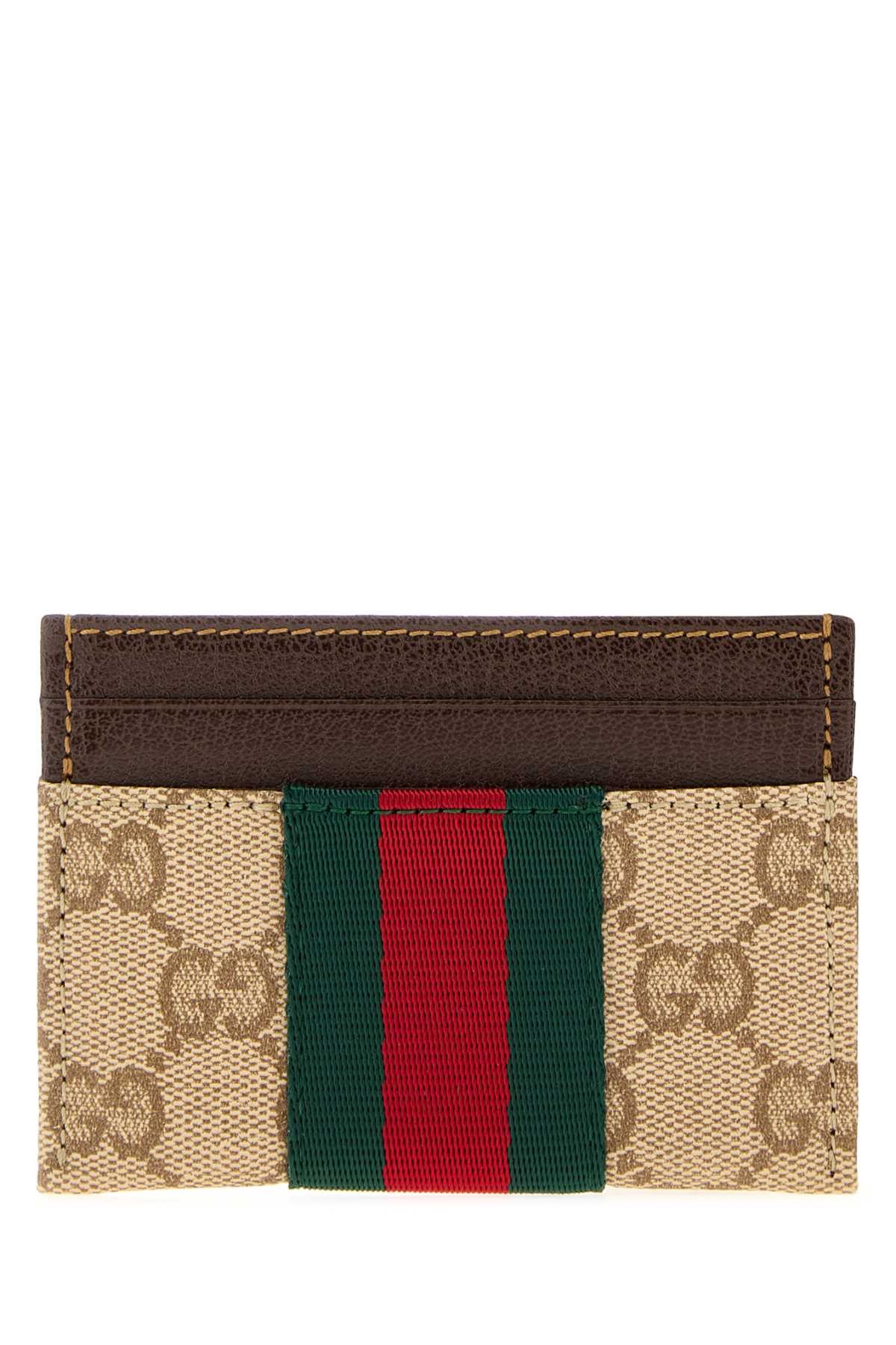 Gucci Women Gg Canvas Card Holder GUCCI