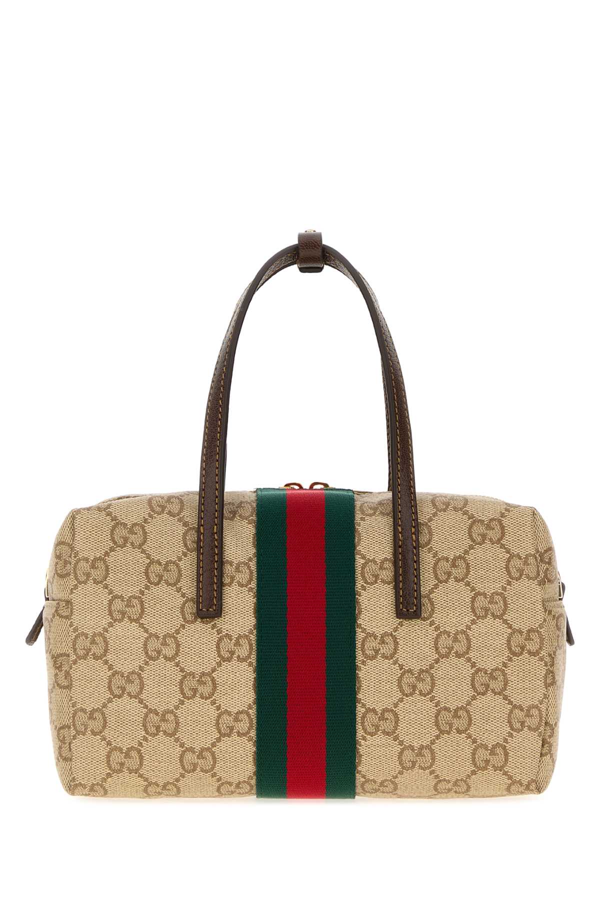 Gucci Women Printed Canvas Boston Handbag GUCCI