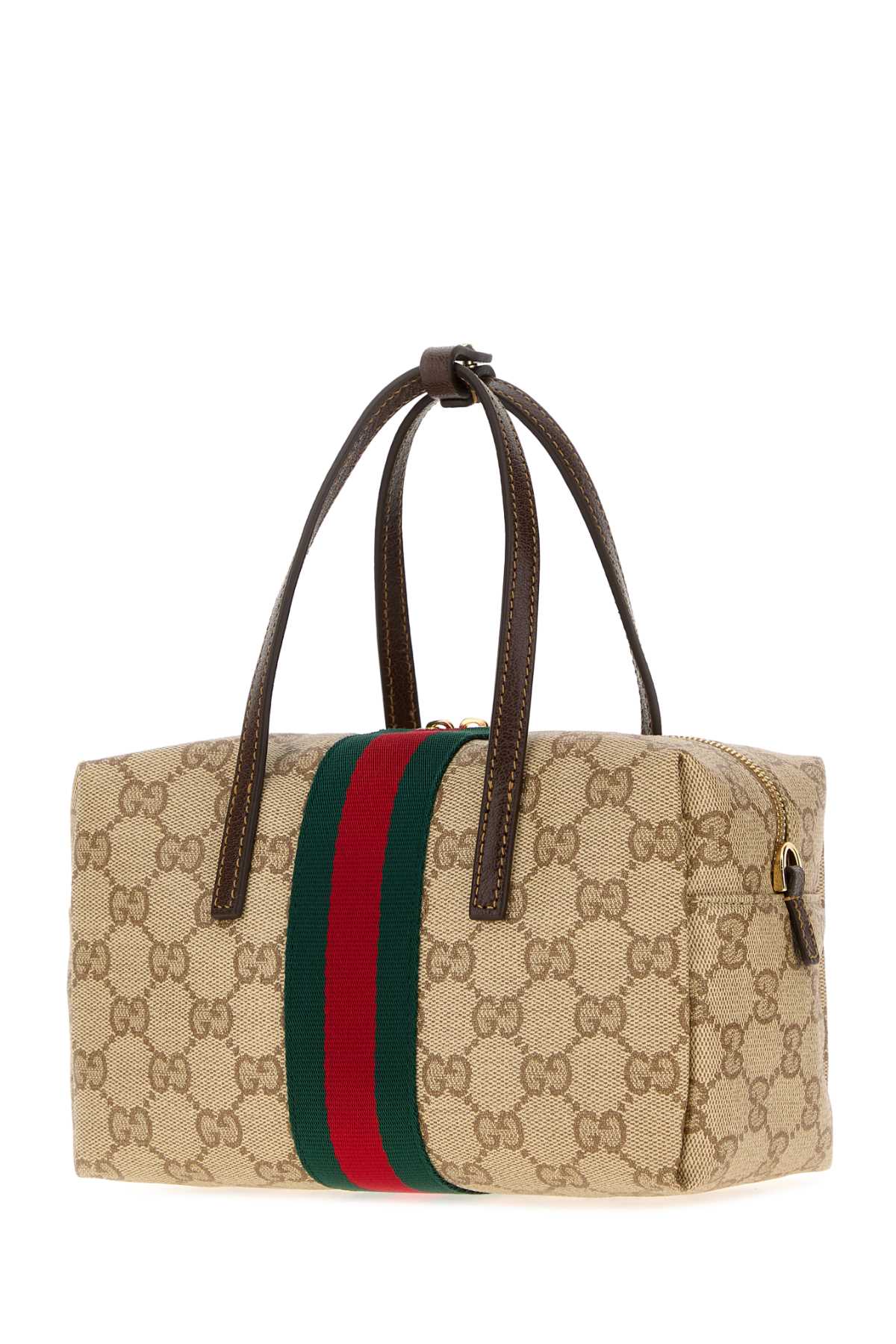 Gucci Women Printed Canvas Boston Handbag GUCCI