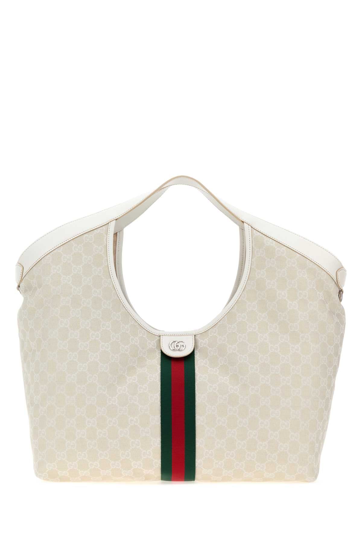 Gucci Women Gg Fabric Large Gucci Giglio Shopping Bag GUCCI