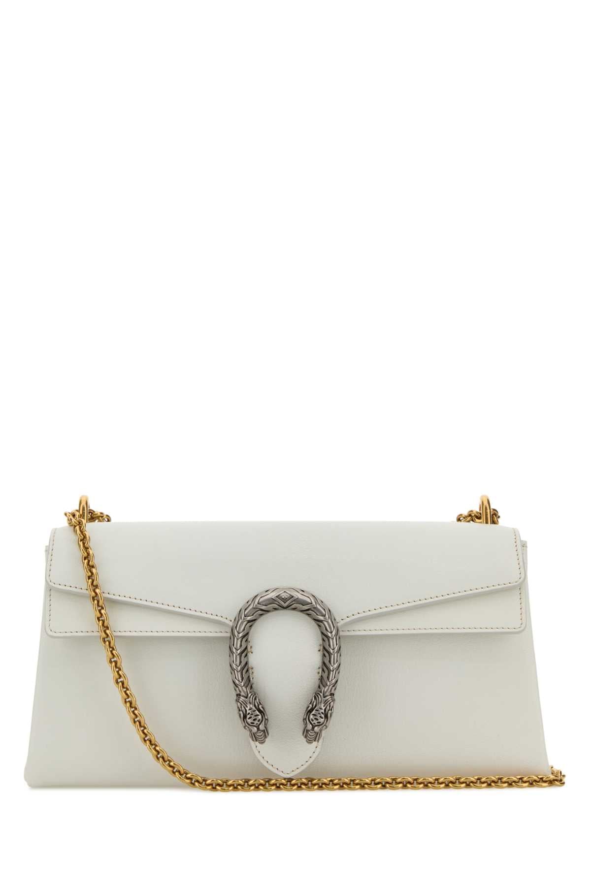 Gucci Women White Leather Dionysus Shoulder Bag GUCCI