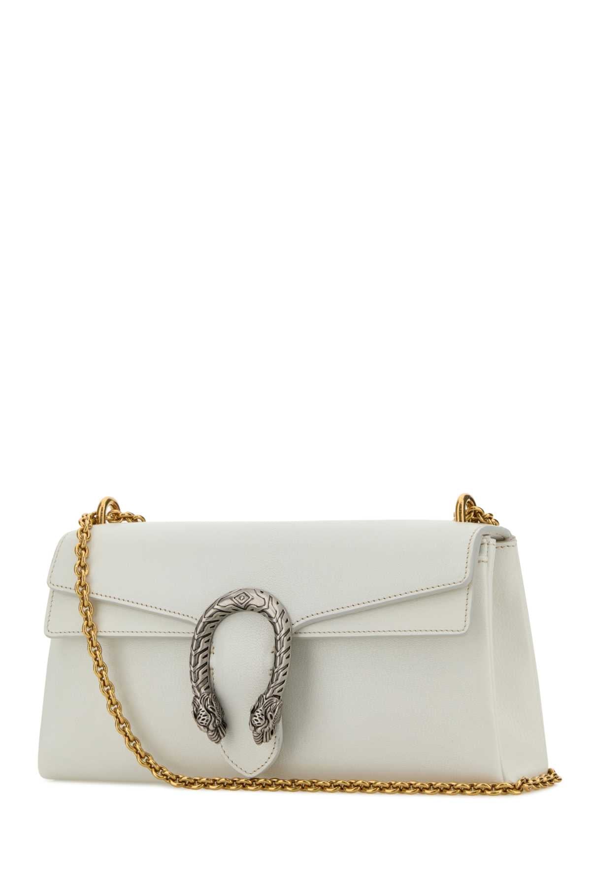 Gucci Women White Leather Dionysus Shoulder Bag GUCCI