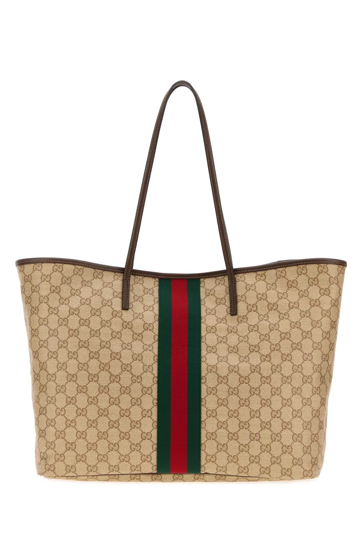 Gucci Women Gg Canvas Large Gucci Tribeca Shopping Bag GUCCI